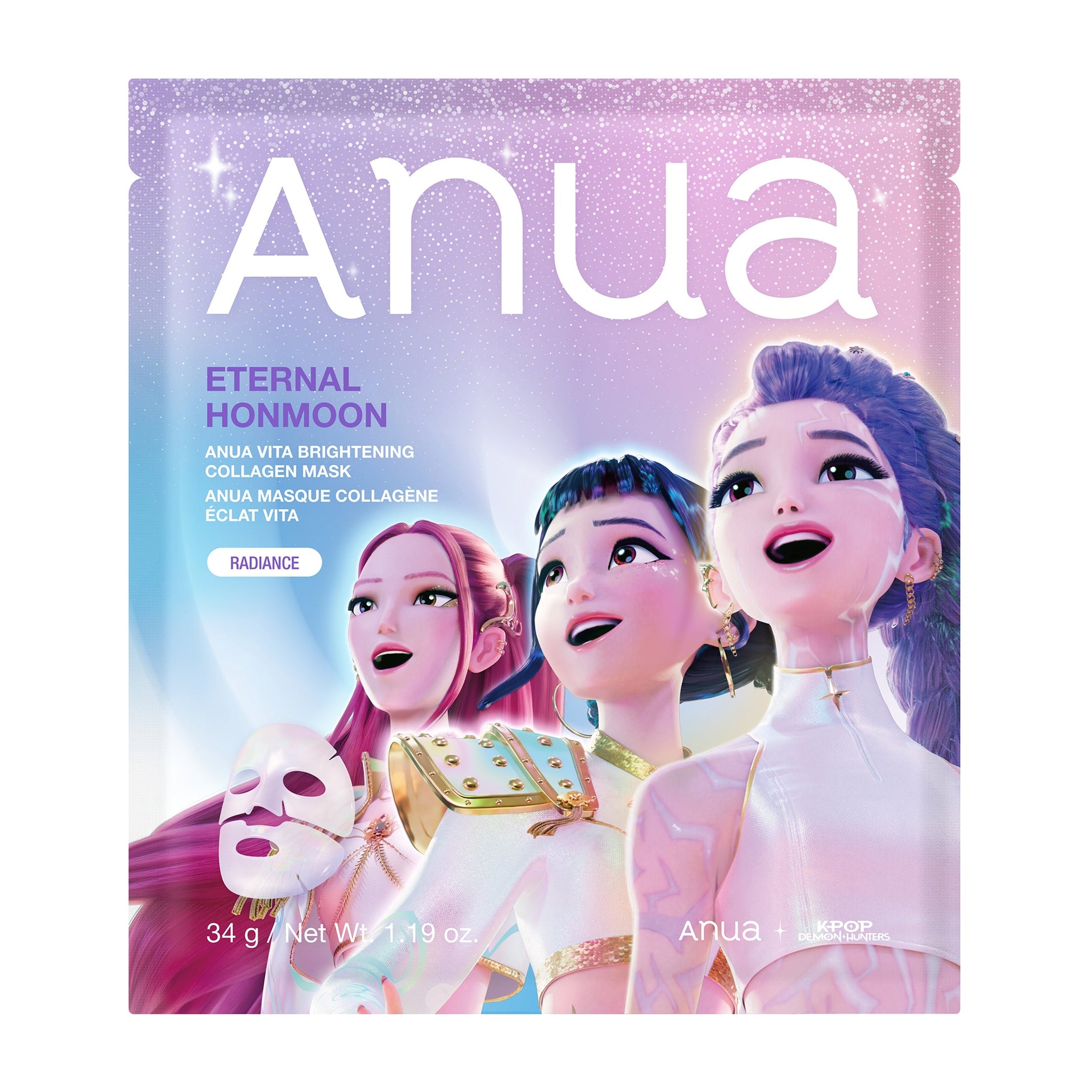 Anua Eternal Honmoon Vita Brightening Collagen Mask - 1 Sheet