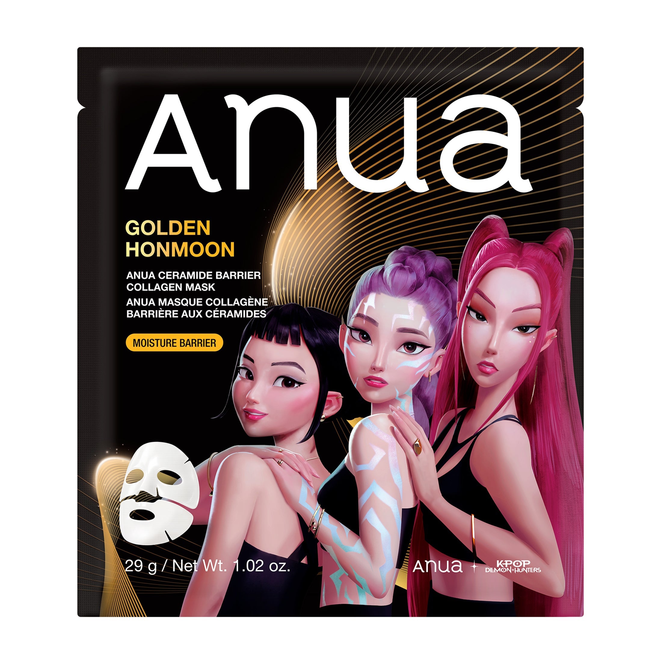 Anua Golden Honmoon Ceramide Barrier Collagen Mask - 1 Sheet