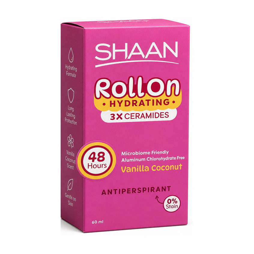 Shaan Vanilla Coconut Hydrating Antiperspirant Roll On - 60ml
