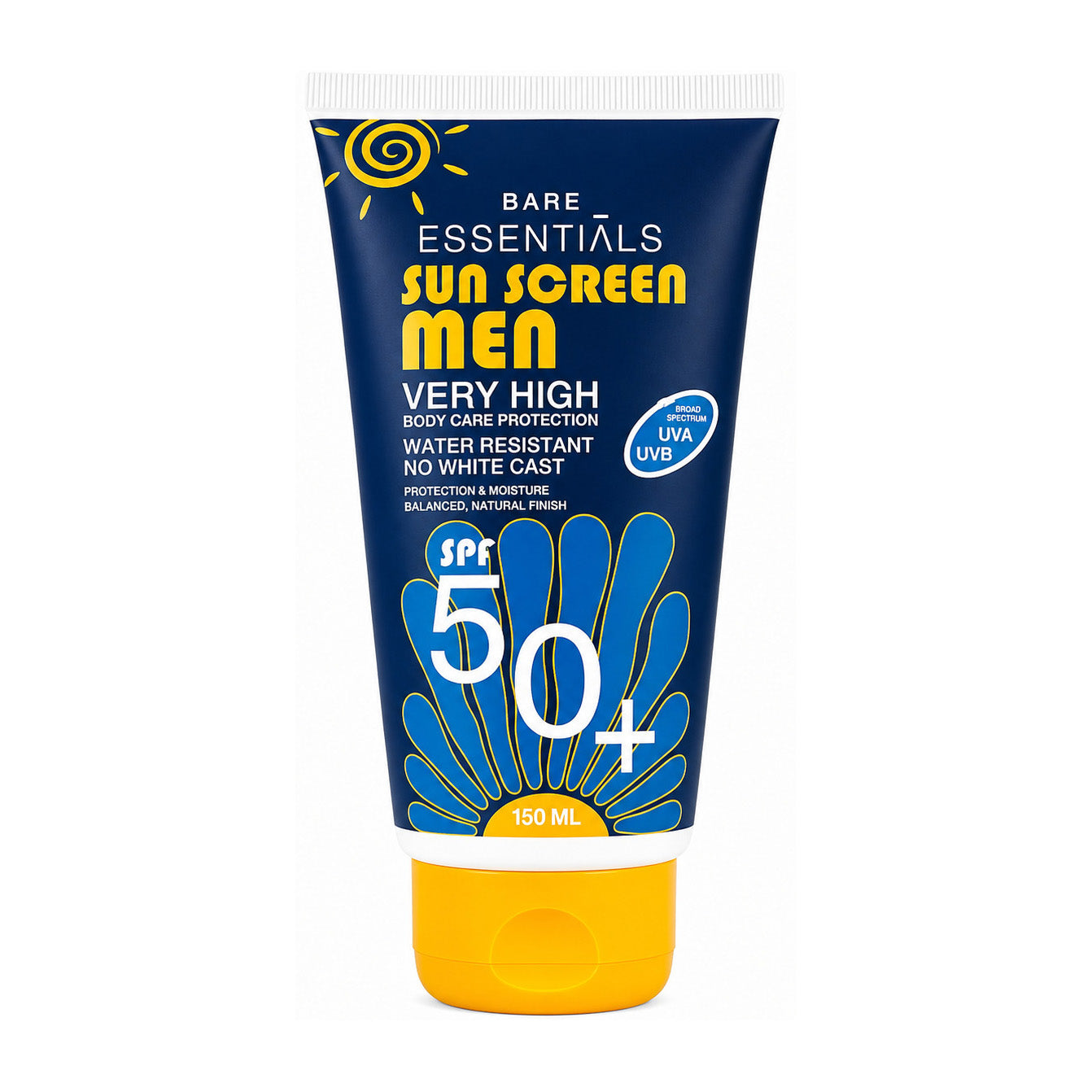 Essentials SPF 50+ Sunscreen For Men - 150ml