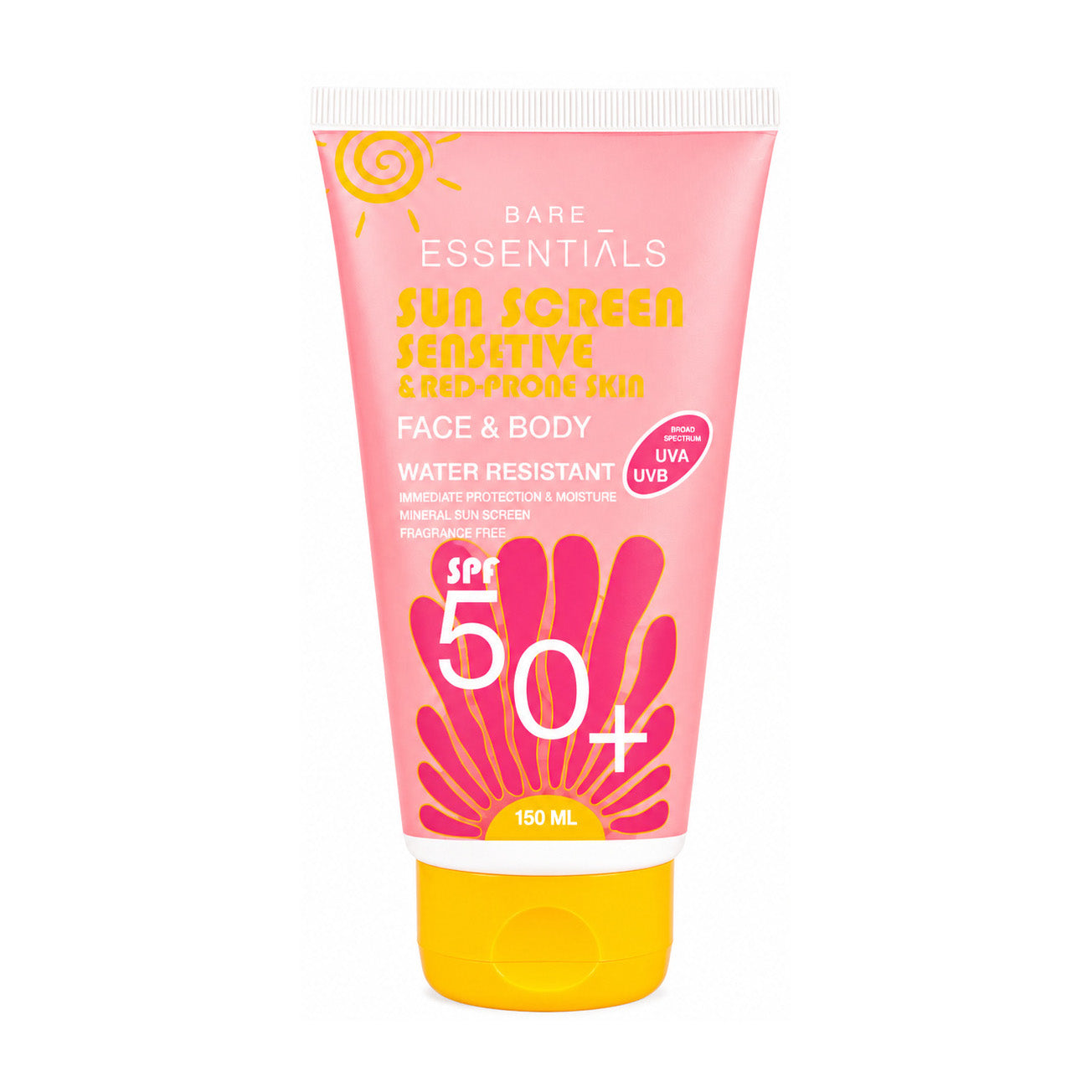 Essentials Sensitive & Red Prone Skin SPF 50+ Sunscreen - 150ml