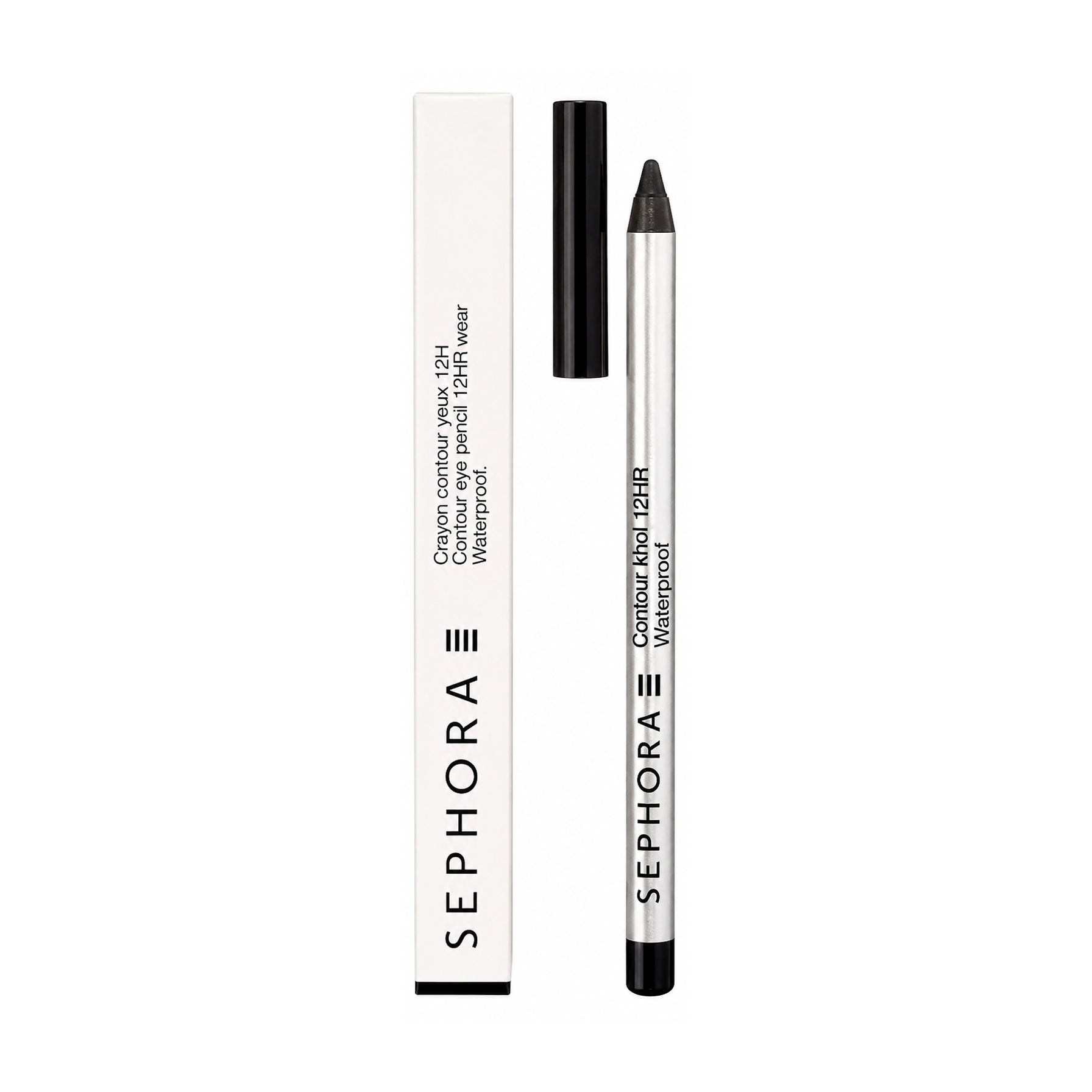Sephora 12H Waterproof Contour Eyeliner Pencil - 01 Black