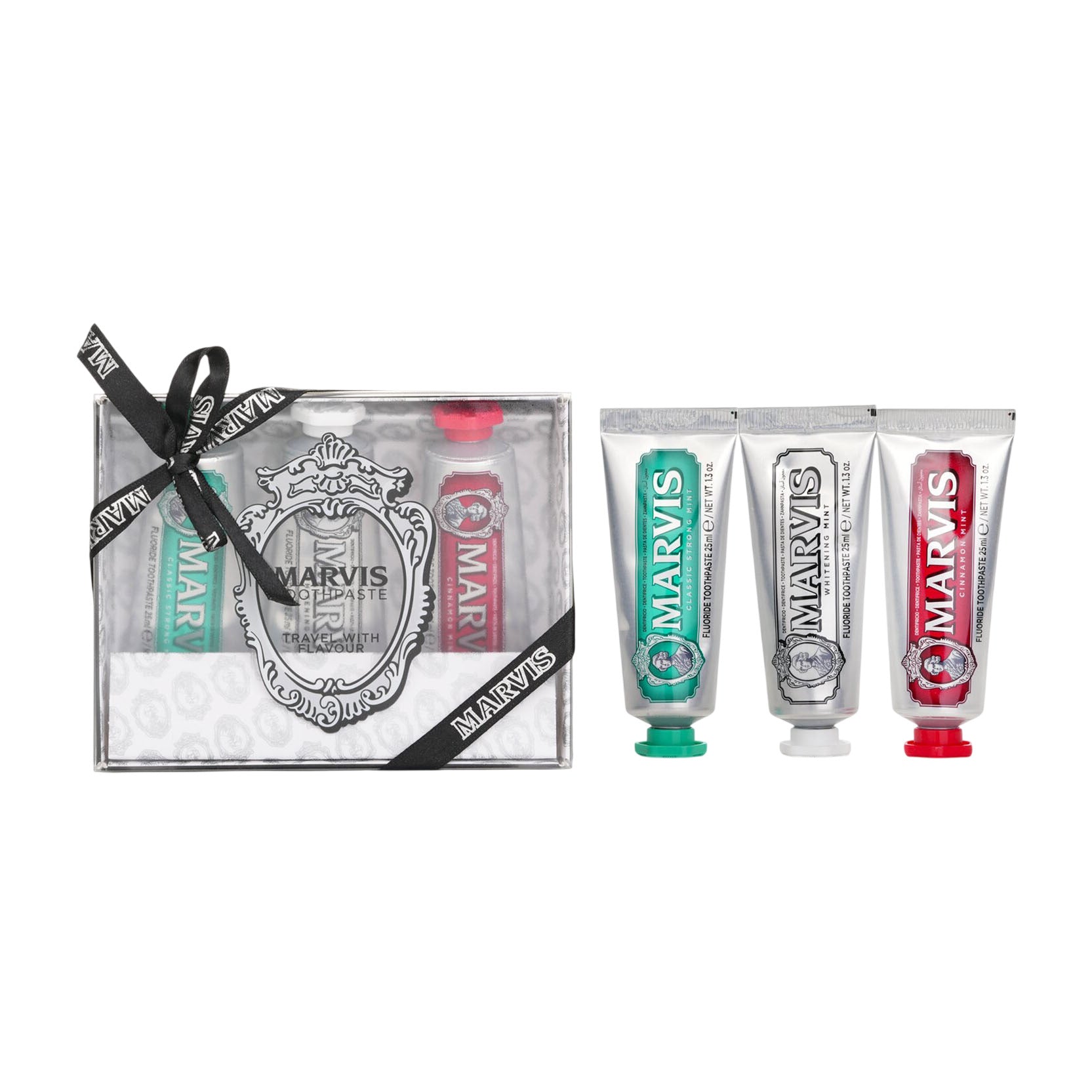 Marvis 3 Flavour Collection Toothpaste Set - 25ml