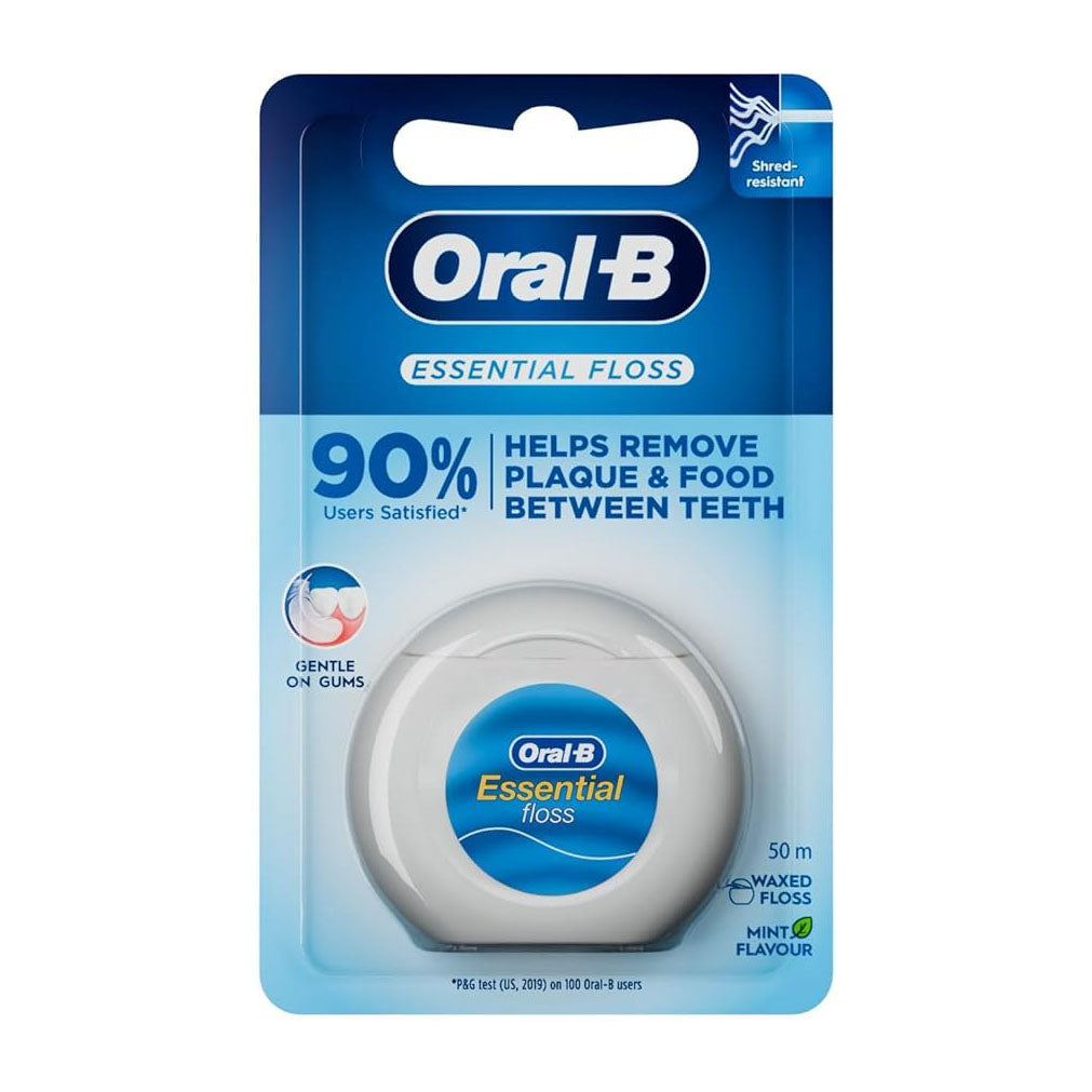 Oral-B Waxed Mint Essential Floss - 50m