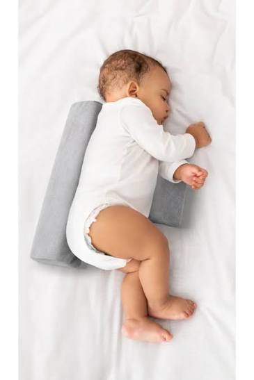 BabyJem Side Sleep Positioner Pillow - Grey