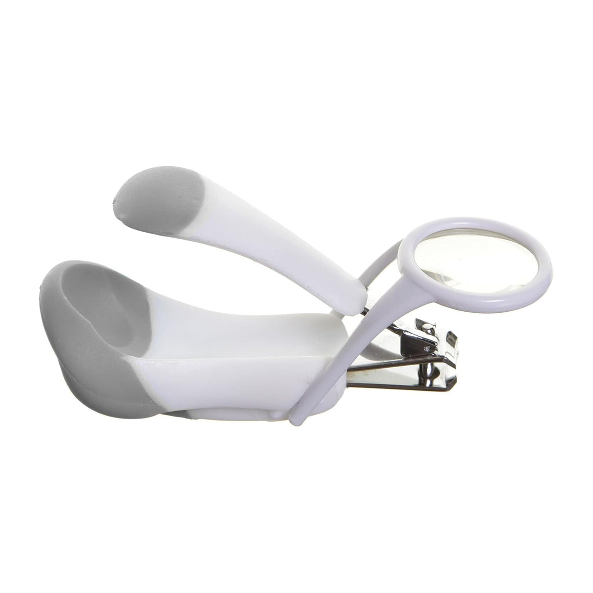 Dreambaby Nail Clippers Trimmer with Magnifying Glass - Grey