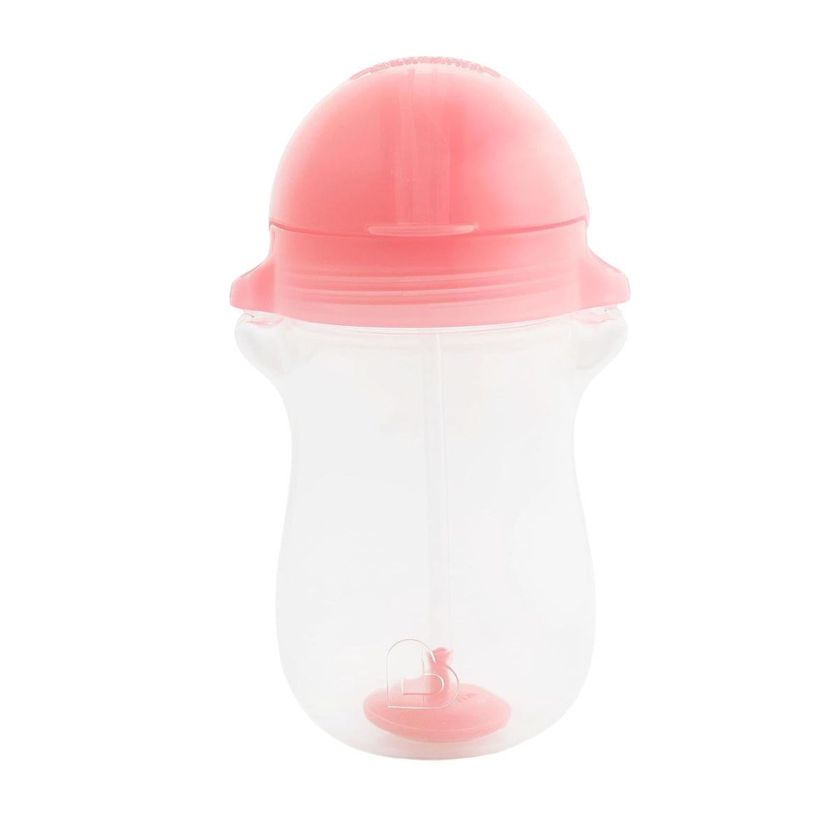 Munchkin Any Angle Click Lock Weighted Pink Straw Cup (12m+) - 296ml