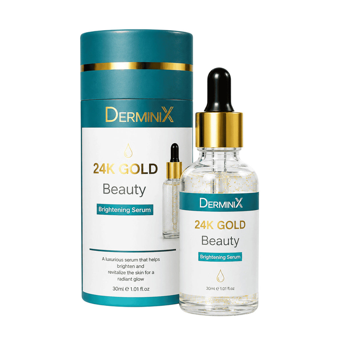 Derminix 24K Gold Beauty Brightening Serum 30ml