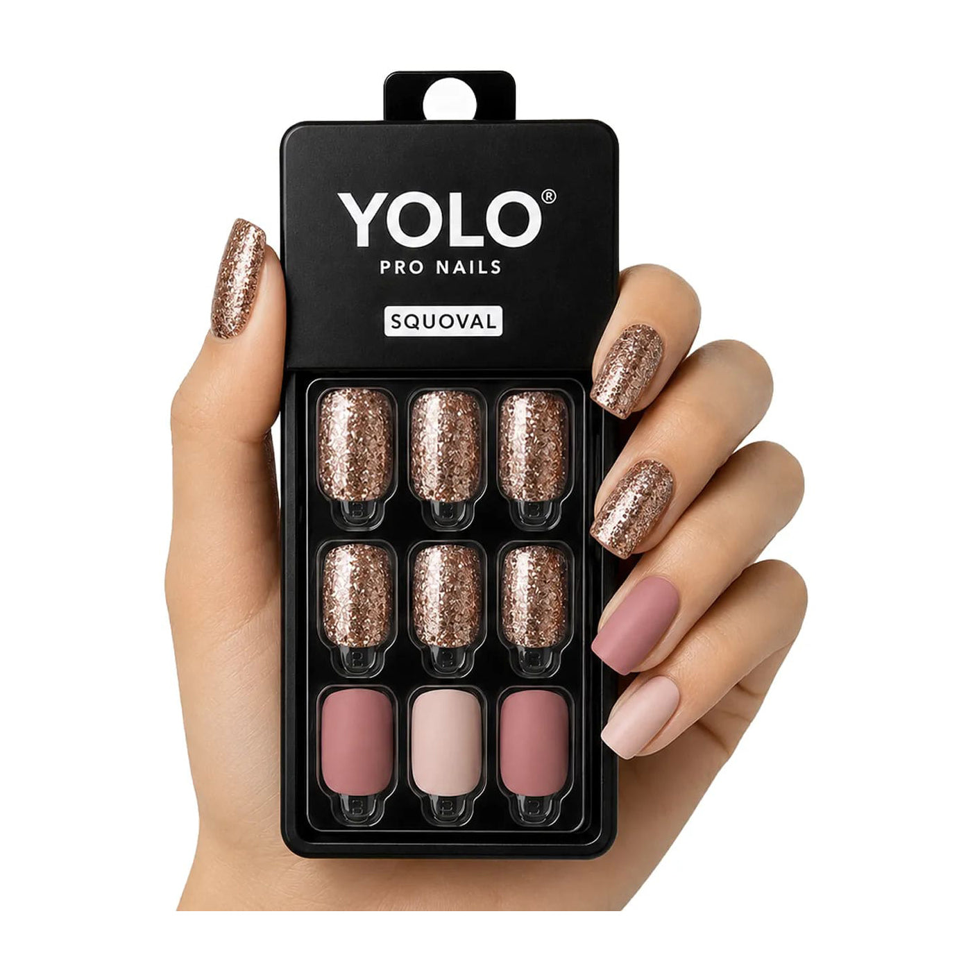 Yolo Squoval Short Pro Nails - SS-100-Glimour