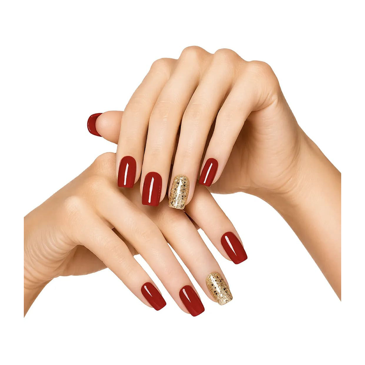 Yolo Squoval Short Pro Nails - SS-102-Lava
