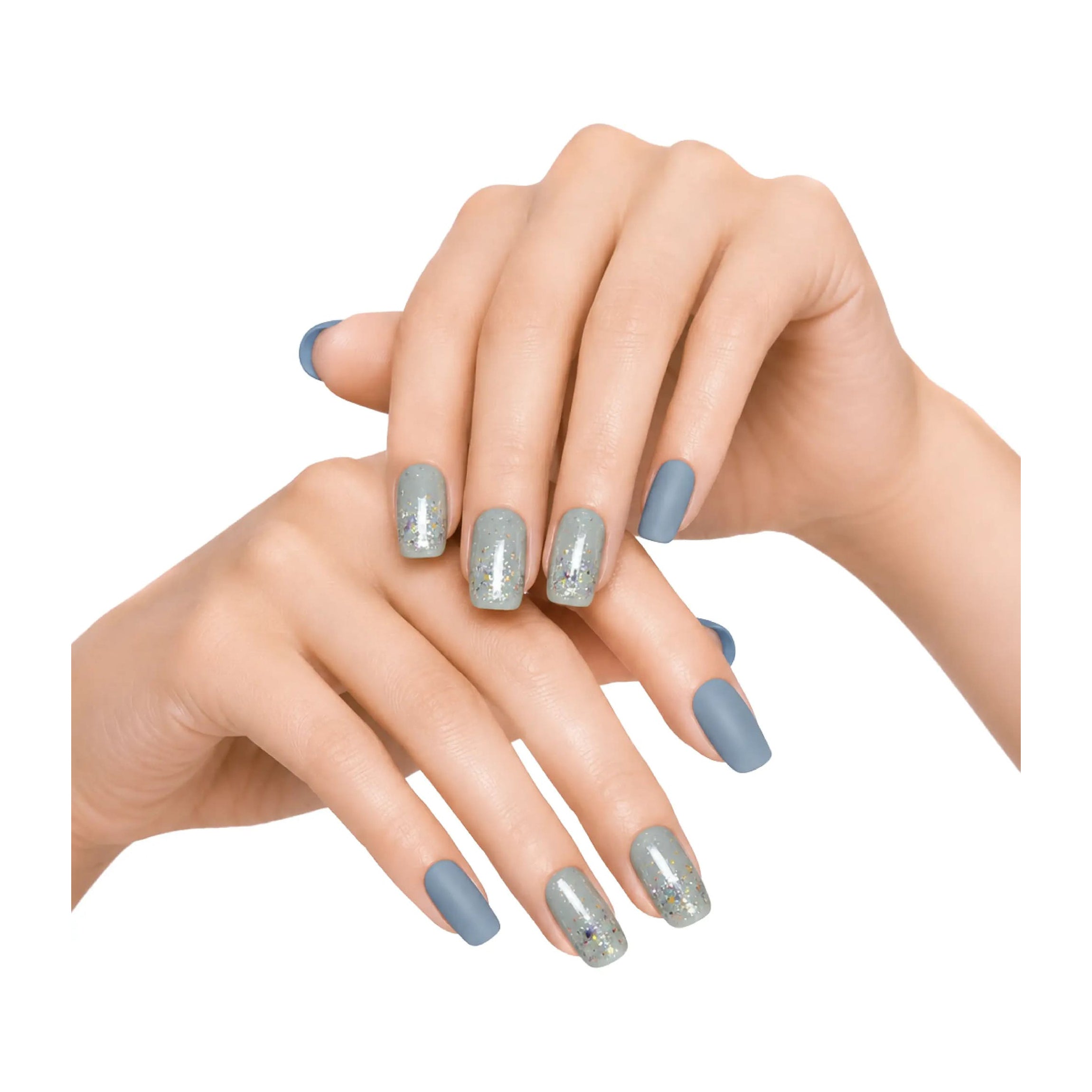 Yolo Squoval Short Pro Nails - SS-103-Crystal