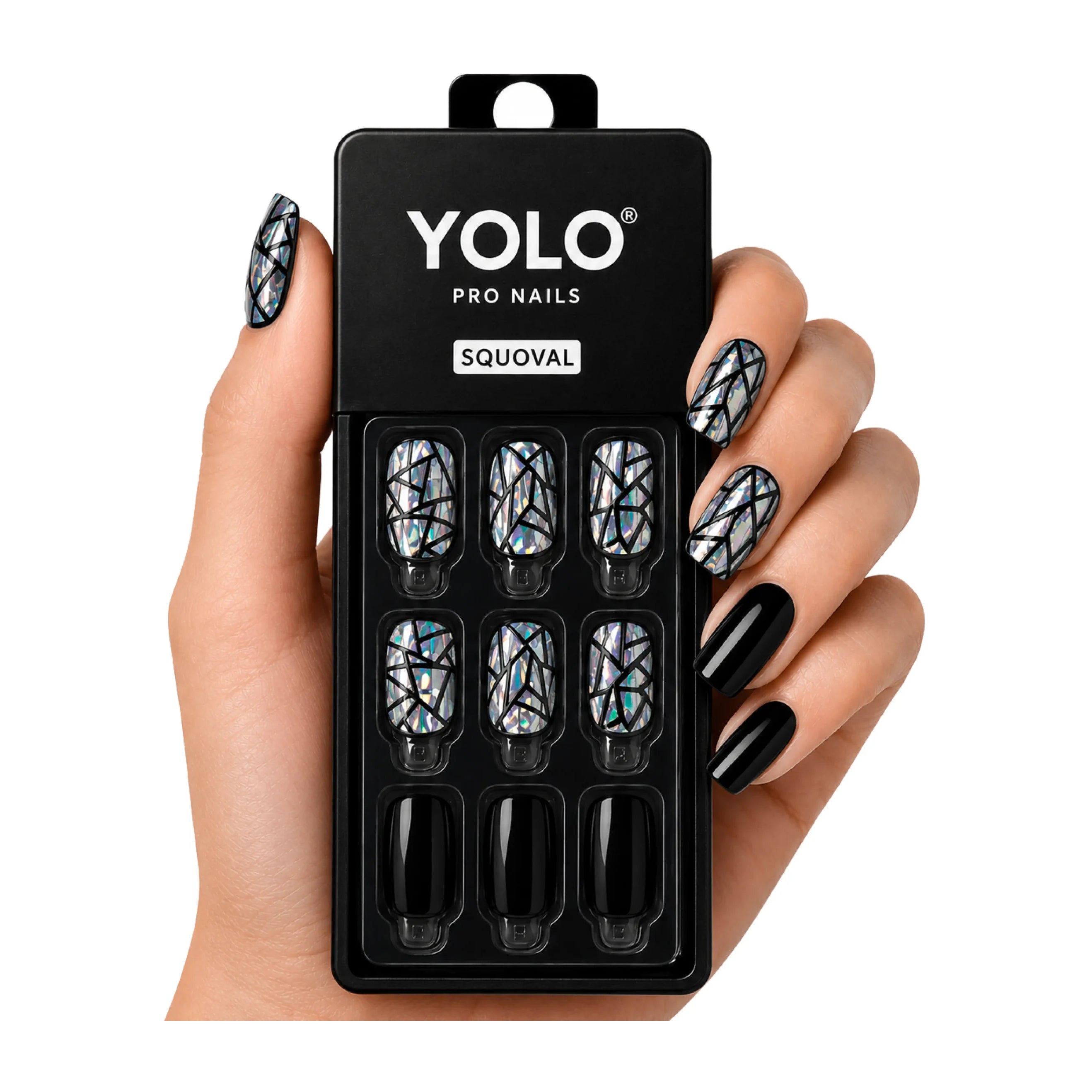 Yolo Squoval Short Pro Nails - SS-106-Disco
