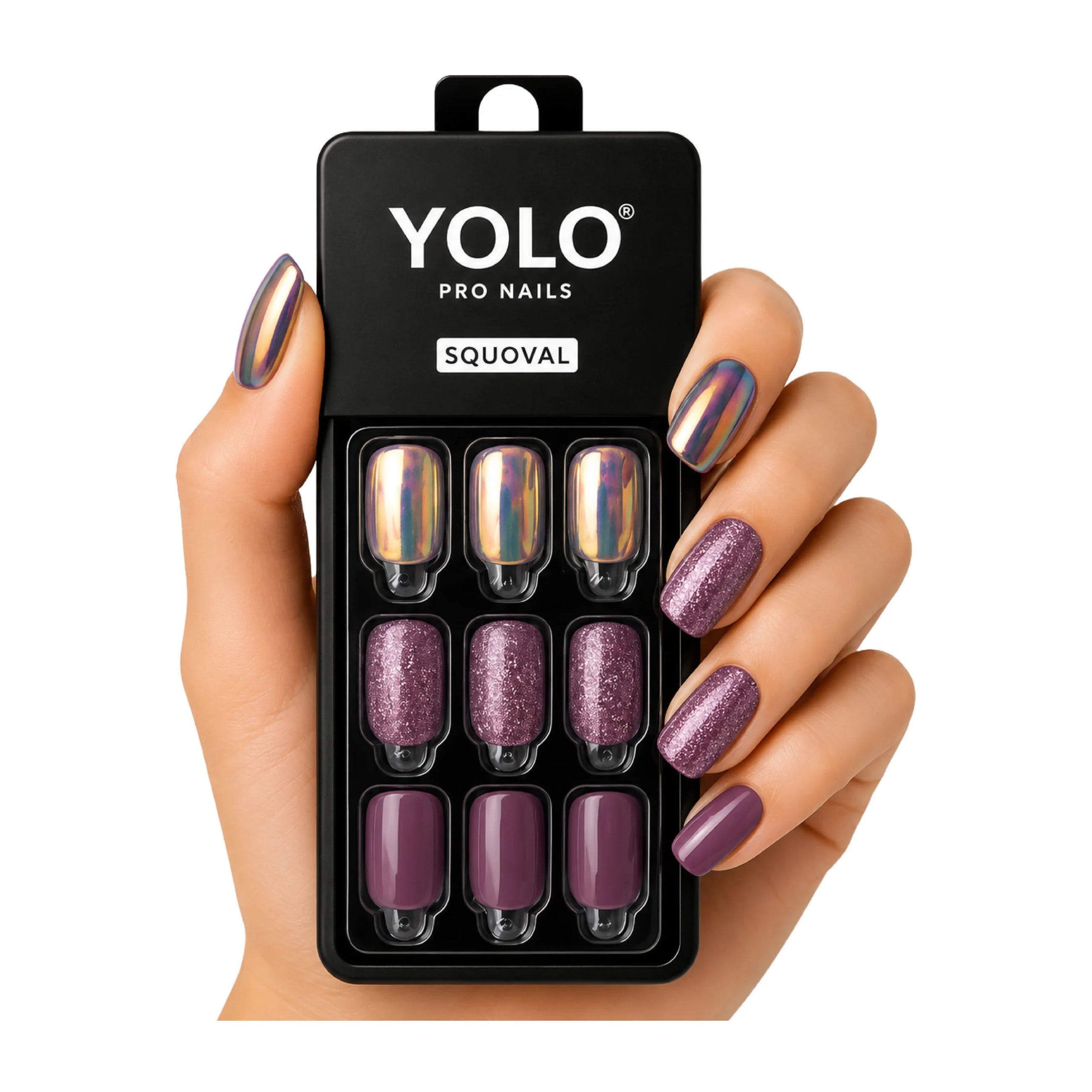 Yolo Squoval Short Pro Nails - SS-133-Extra