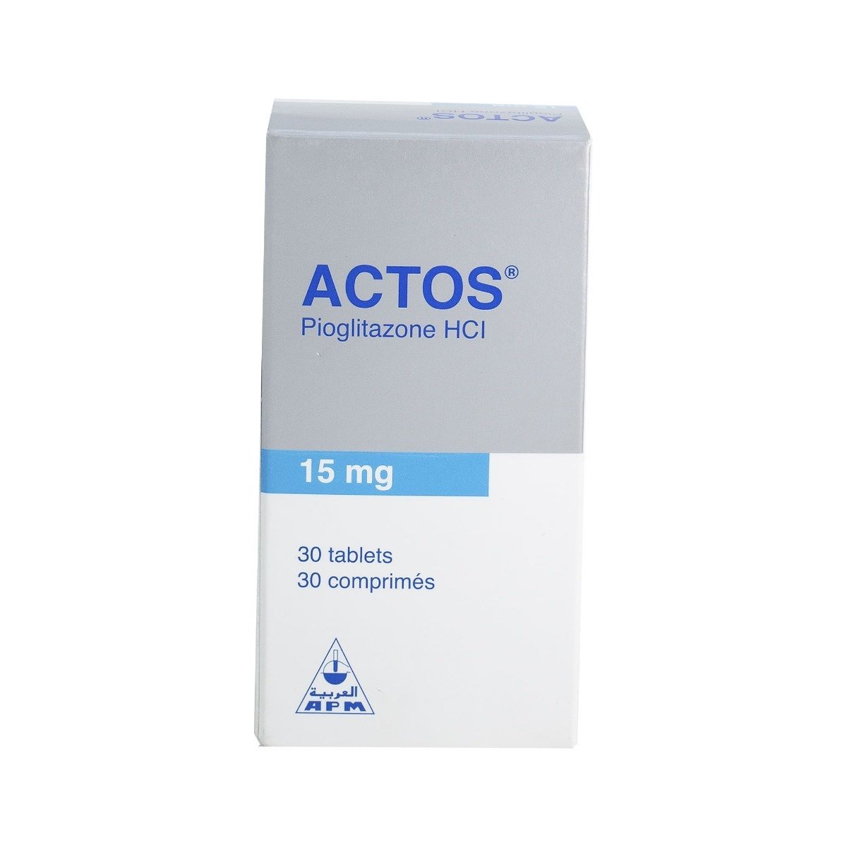 Actos 15 mg - 30 Tablets - Bloom Pharmacy