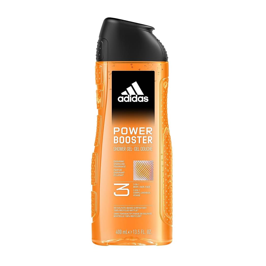 Adidas Power Booster 3 In 1 Shower Gel - 400ml - Bloom Pharmacy