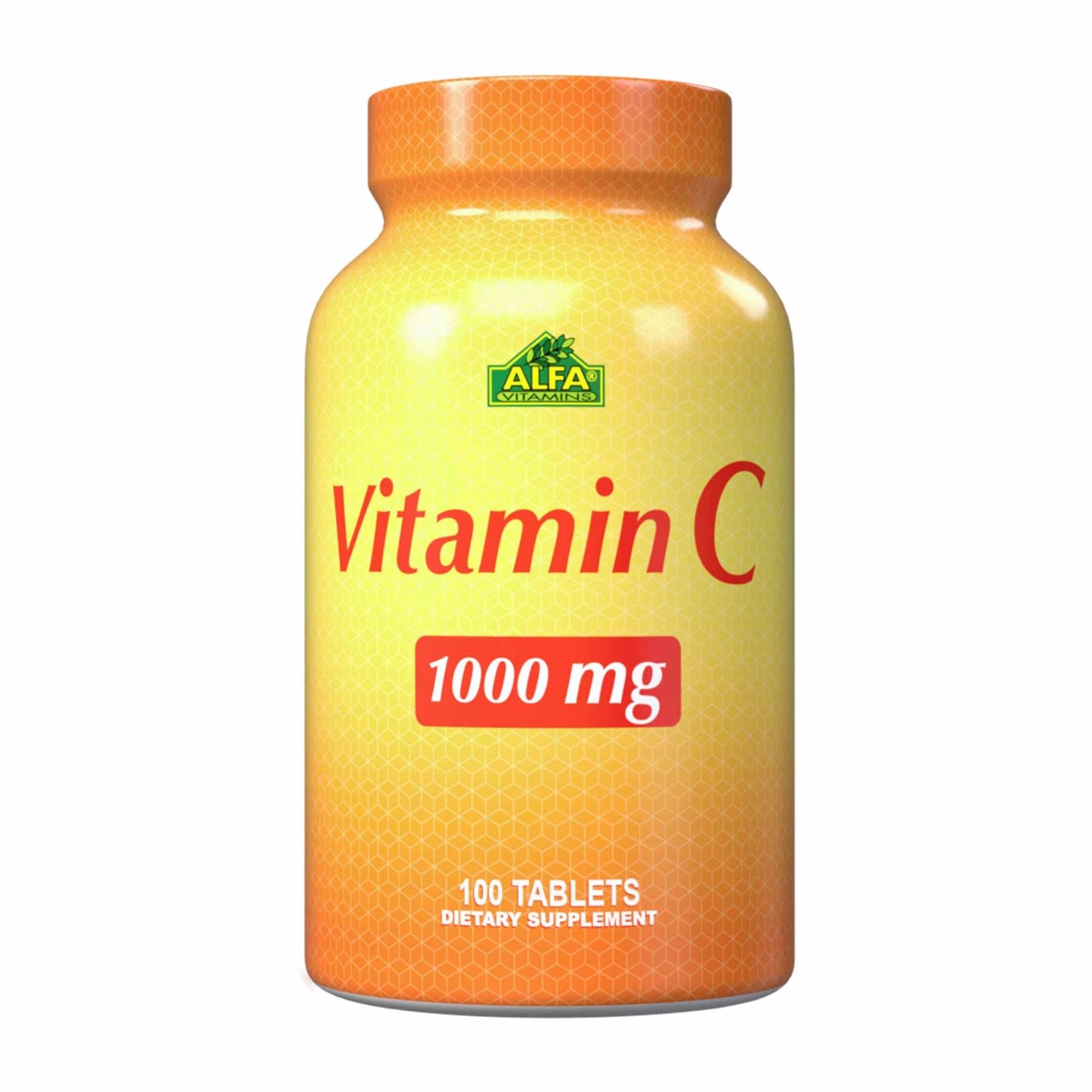 Alfa Vitamin C 1000mg - 100 Tablets - Bloom Pharmacy