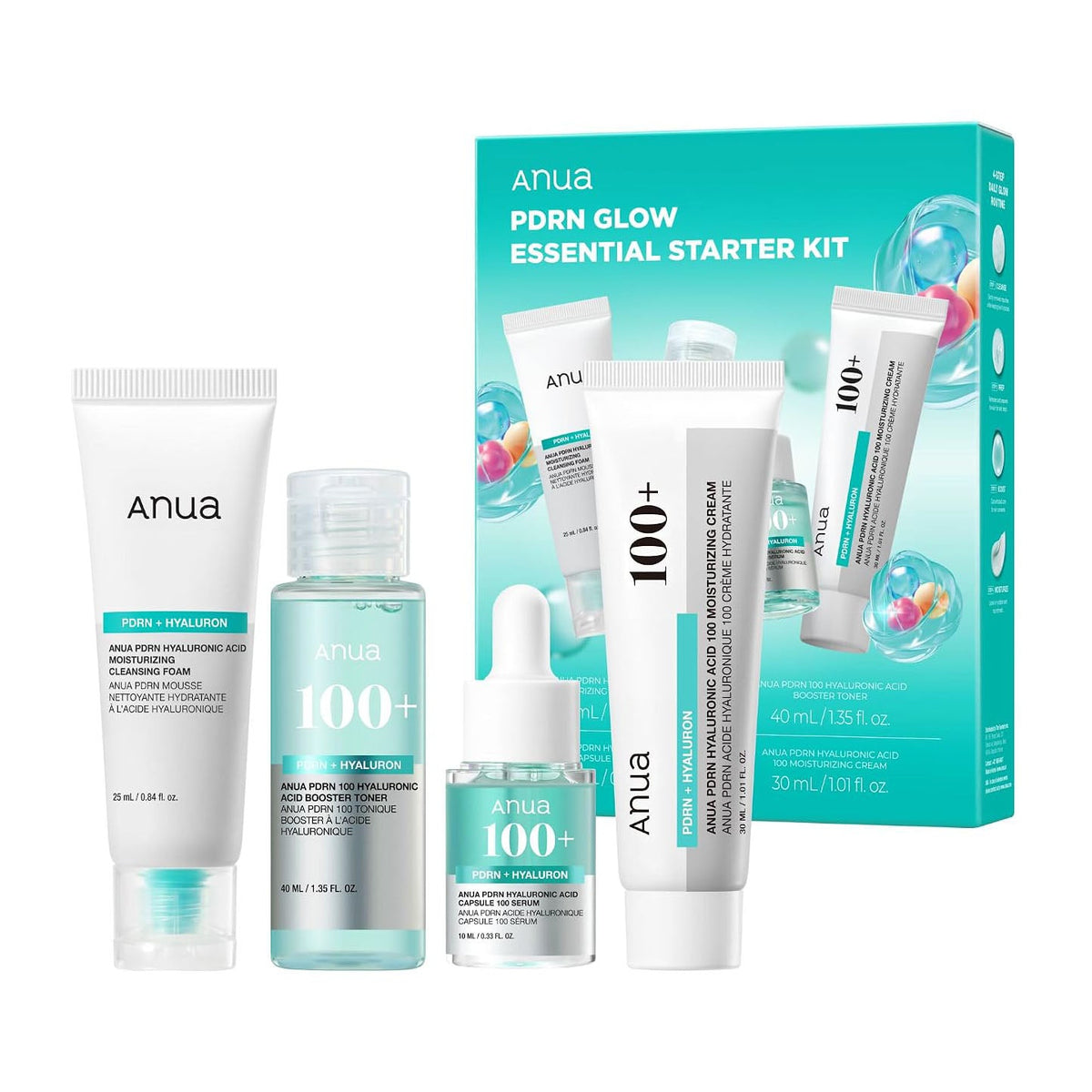Anua Pdrn Glow Essential Starter Kit - Bloom Pharmacy