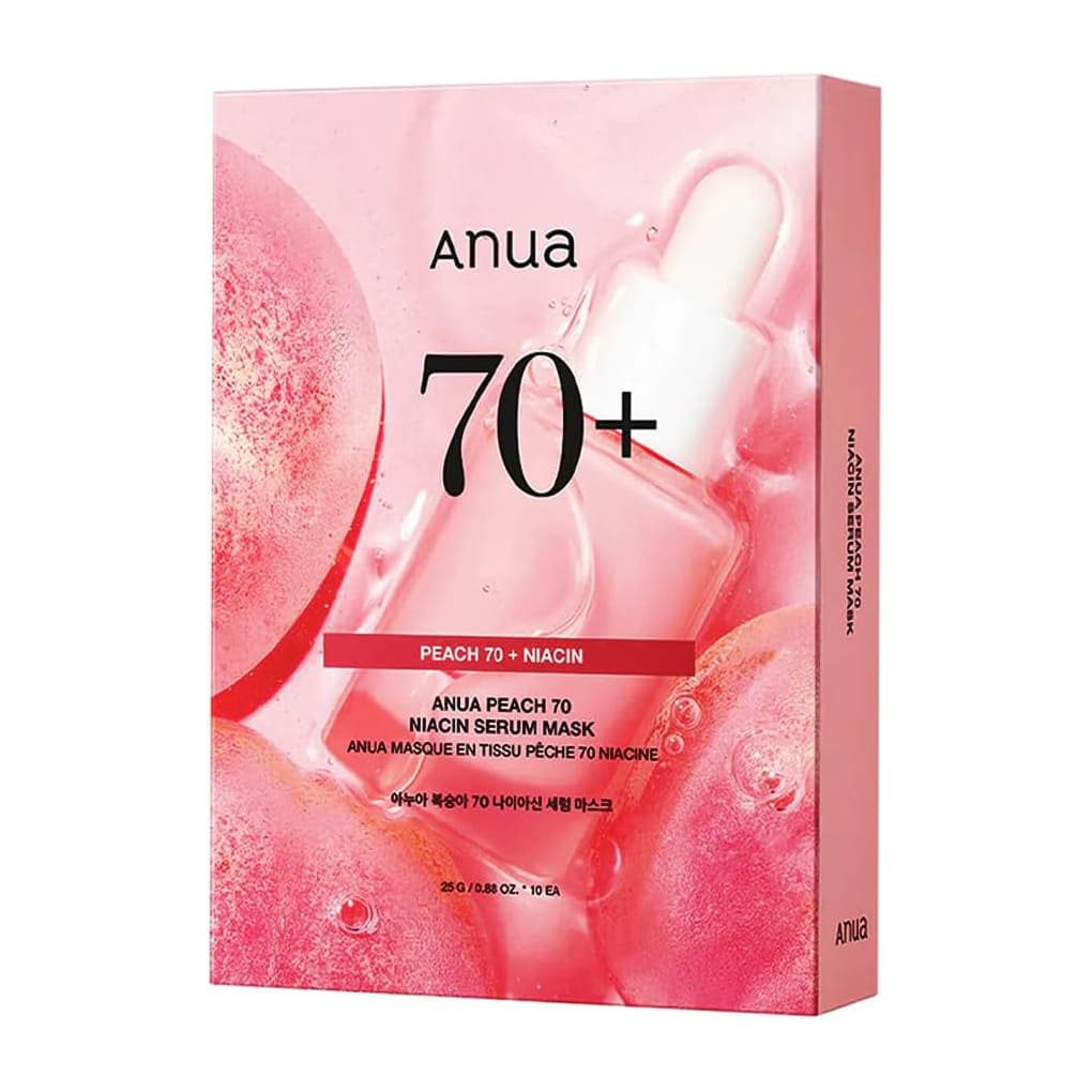 Anua Peach 70+Niacin Serum Mask - 10 Sheet Masks - Bloom Pharmacy