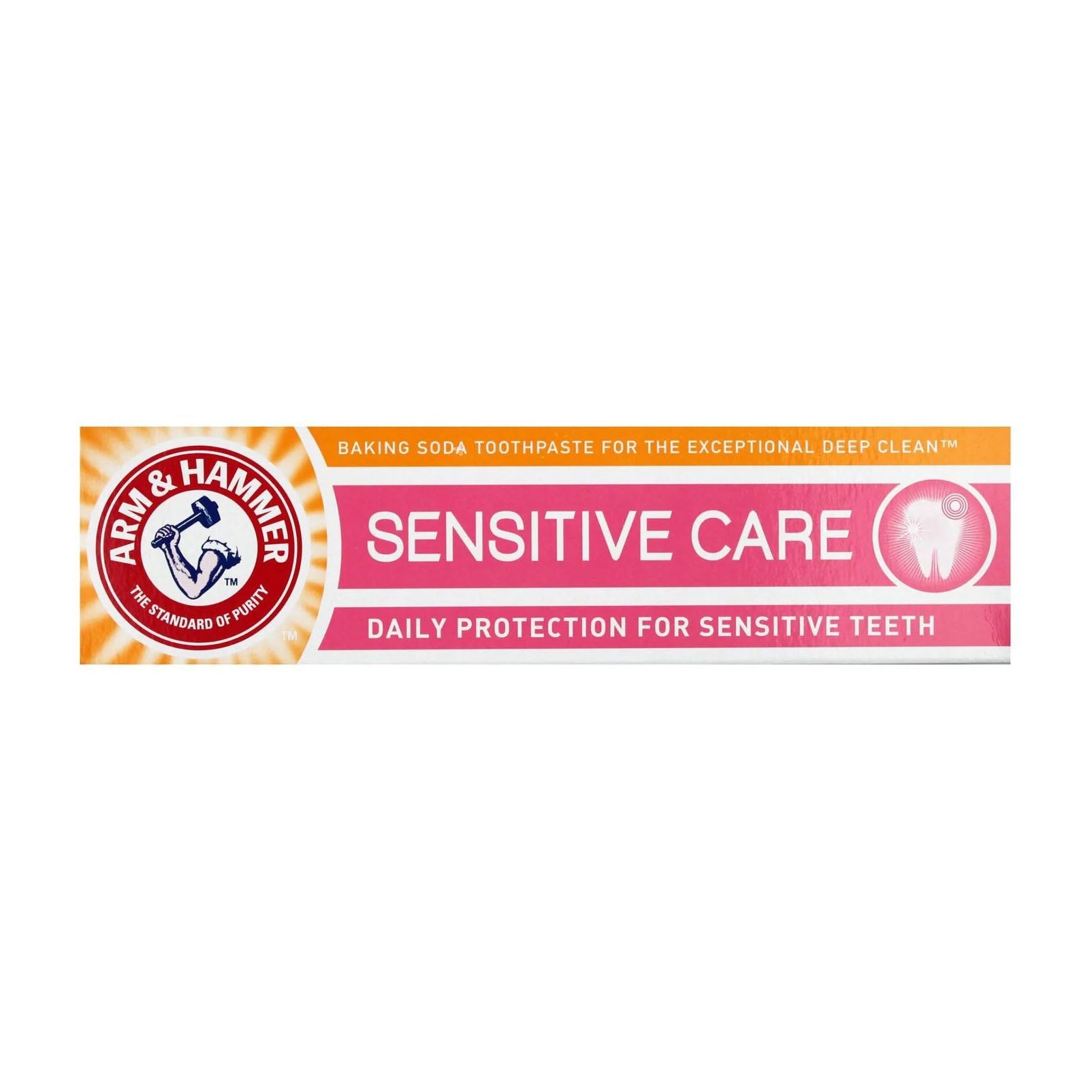 Arm & Hammer Sensitive Care Extra White Baking Soda Toothpaste - 125gm - Bloom Pharmacy