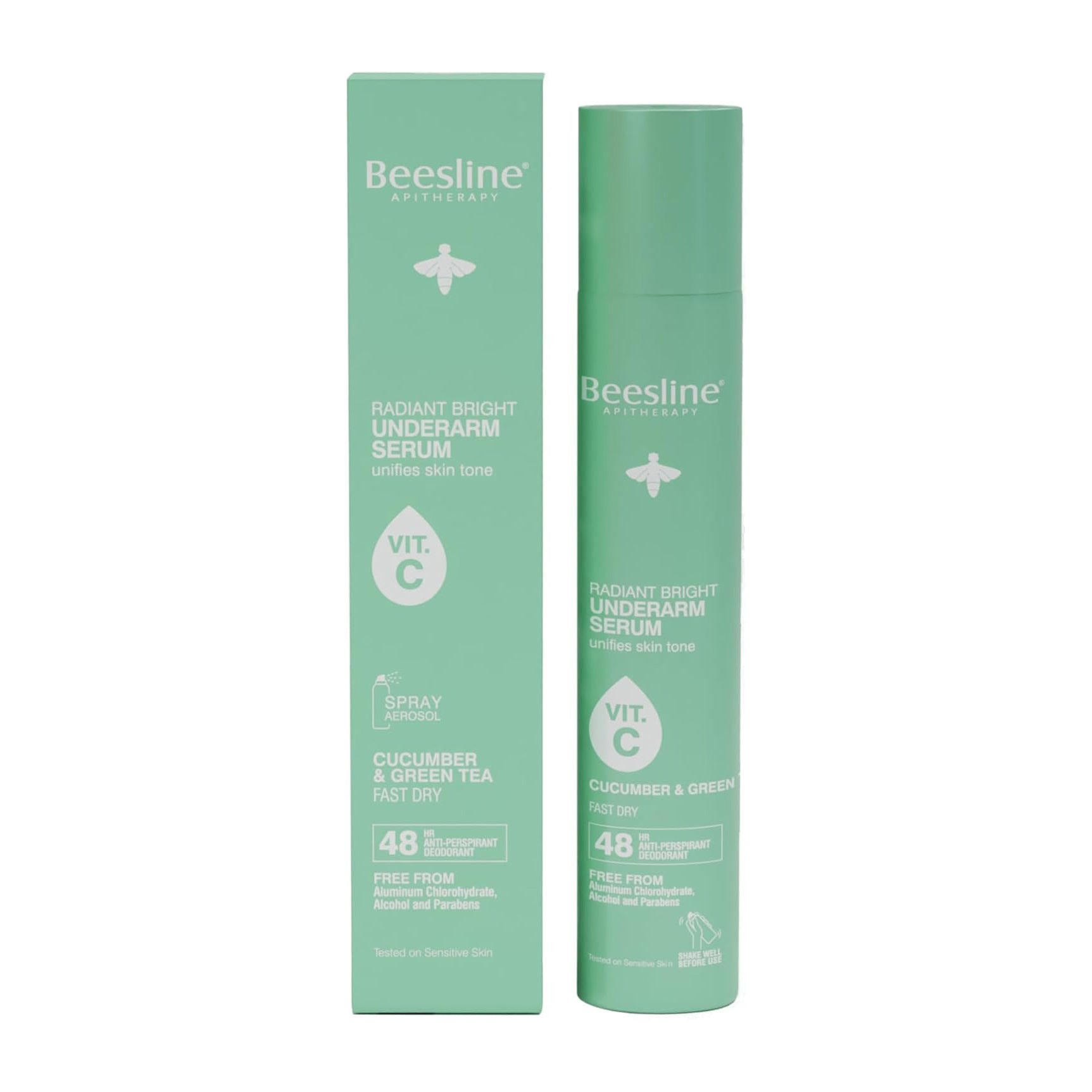 Beesline Radiant Bright Cucumber and Tea Tree Underarm Serum - 150ml - Bloom Pharmacy