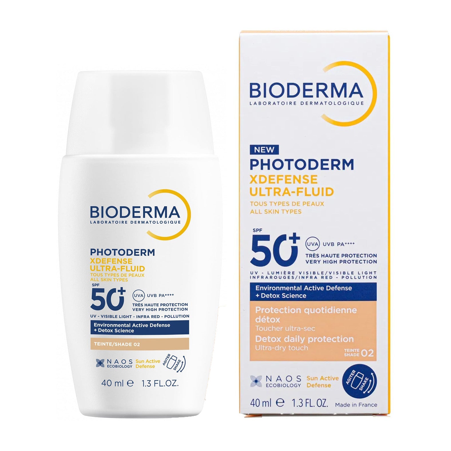 Bioderma Photoderm Xdefense Ultra Fluid SPF 50+ Tinted Sunscreen Shade 02 - 40ml - Bloom Pharmacy