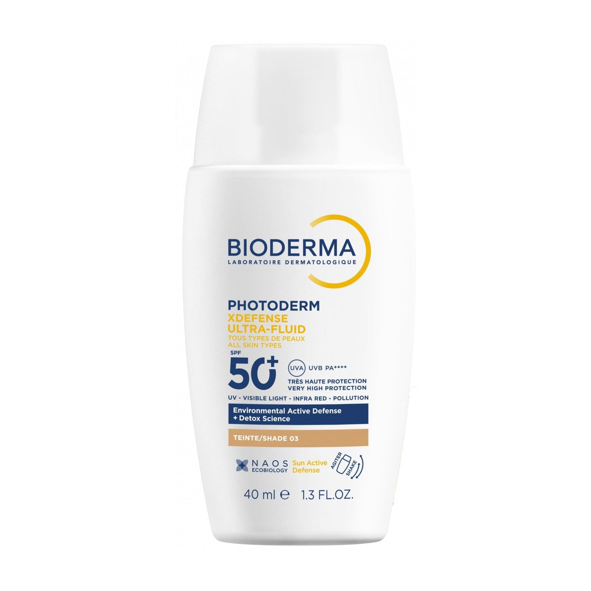 Bioderma Photoderm Xdefense Ultra Fluid SPF 50+ Tinted Sunscreen Shade 03 - 40ml - Bloom Pharmacy