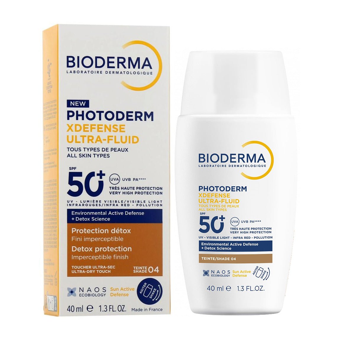 Bioderma Photoderm Xdefense Ultra Fluid SPF 50+ Tinted Sunscreen Shade 04 - 40ml - Bloom Pharmacy
