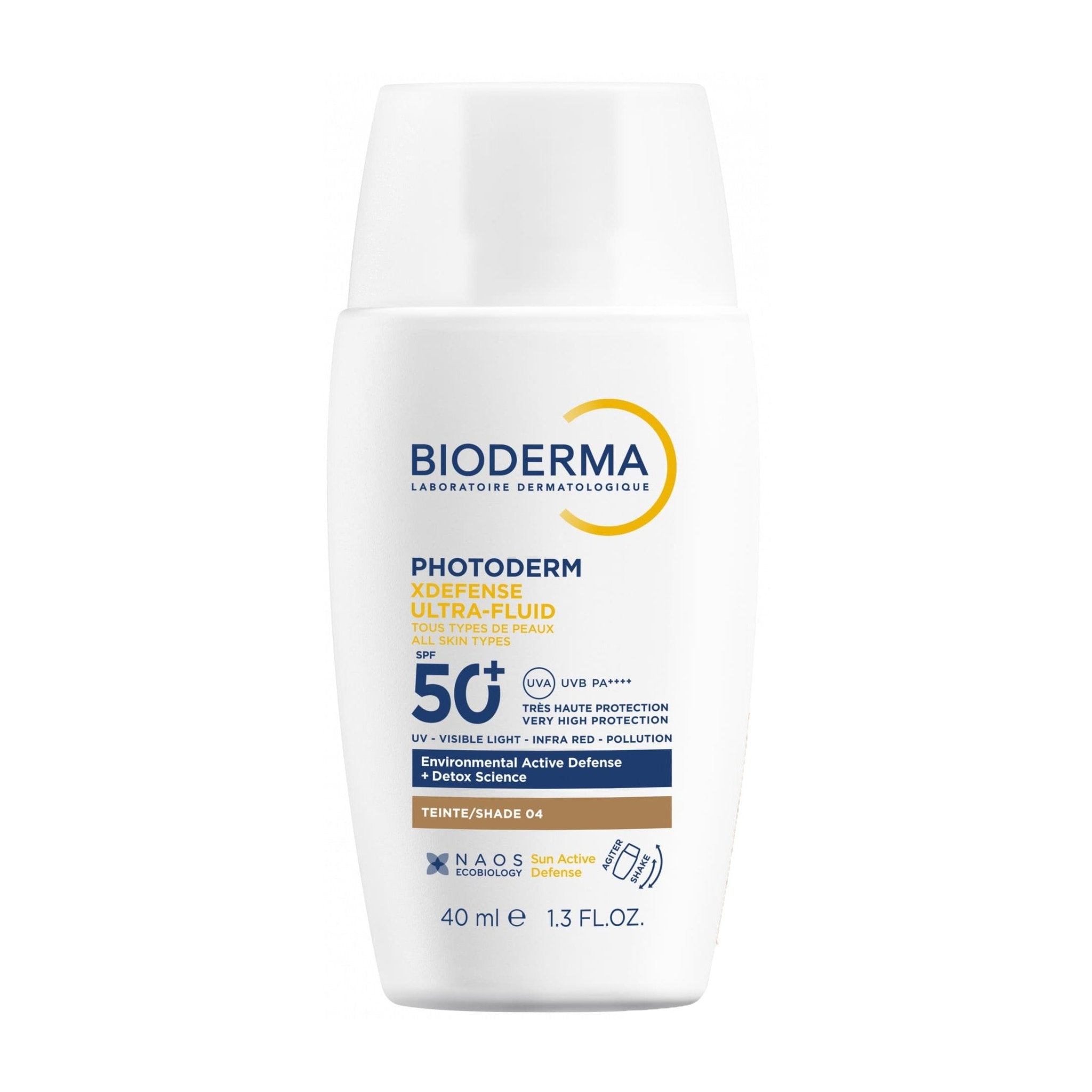 Bioderma Photoderm Xdefense Ultra Fluid SPF 50+ Tinted Sunscreen Shade 04 - 40ml - Bloom Pharmacy