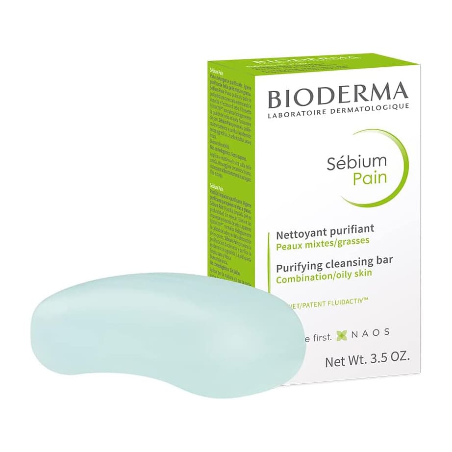 Bioderma Sebium Pain Purifying Cleansing Bar - 100gm - Bloom Pharmacy