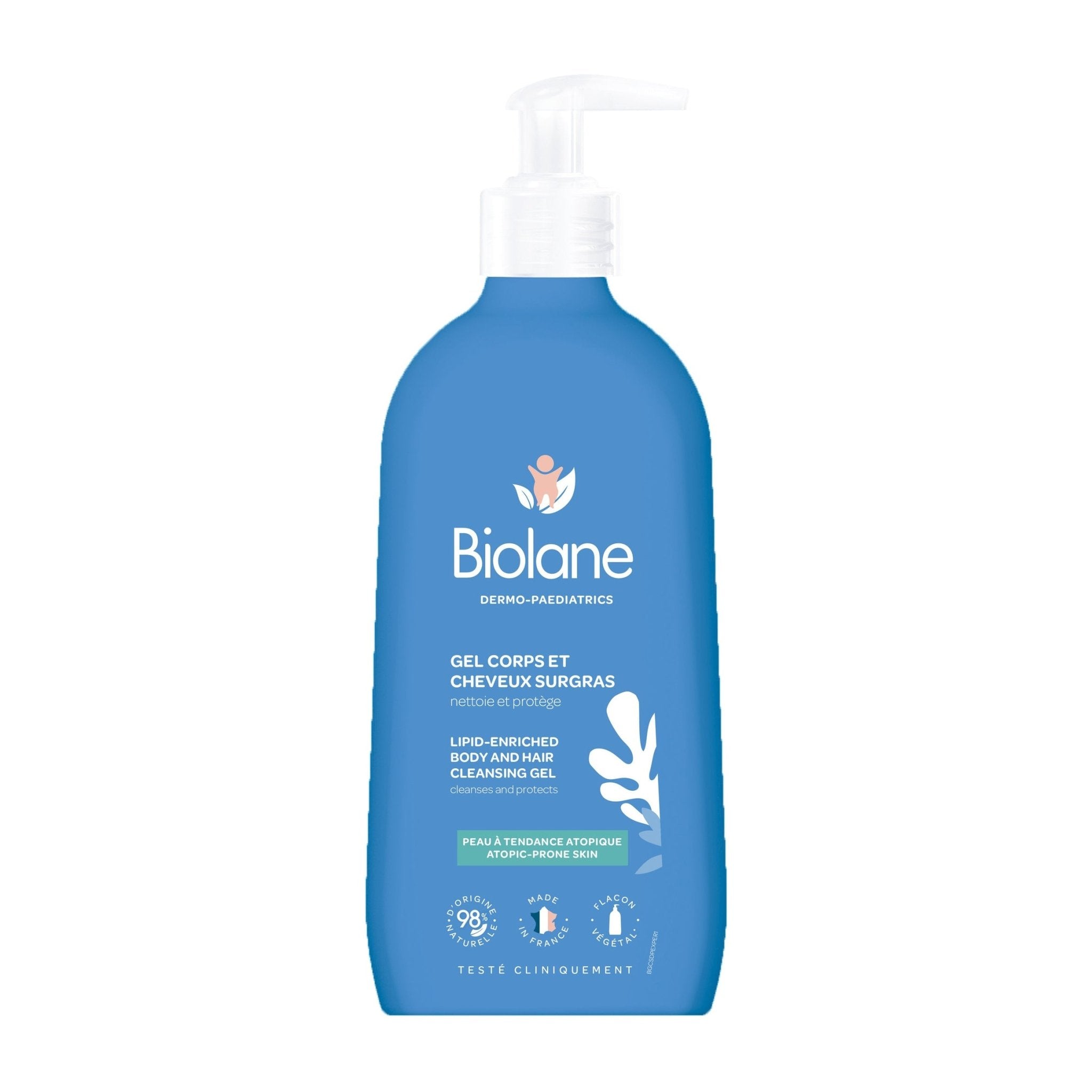 Biolane Baby Body & Hair Cleansing Gel For Prone Skin - 350ml - Bloom Pharmacy