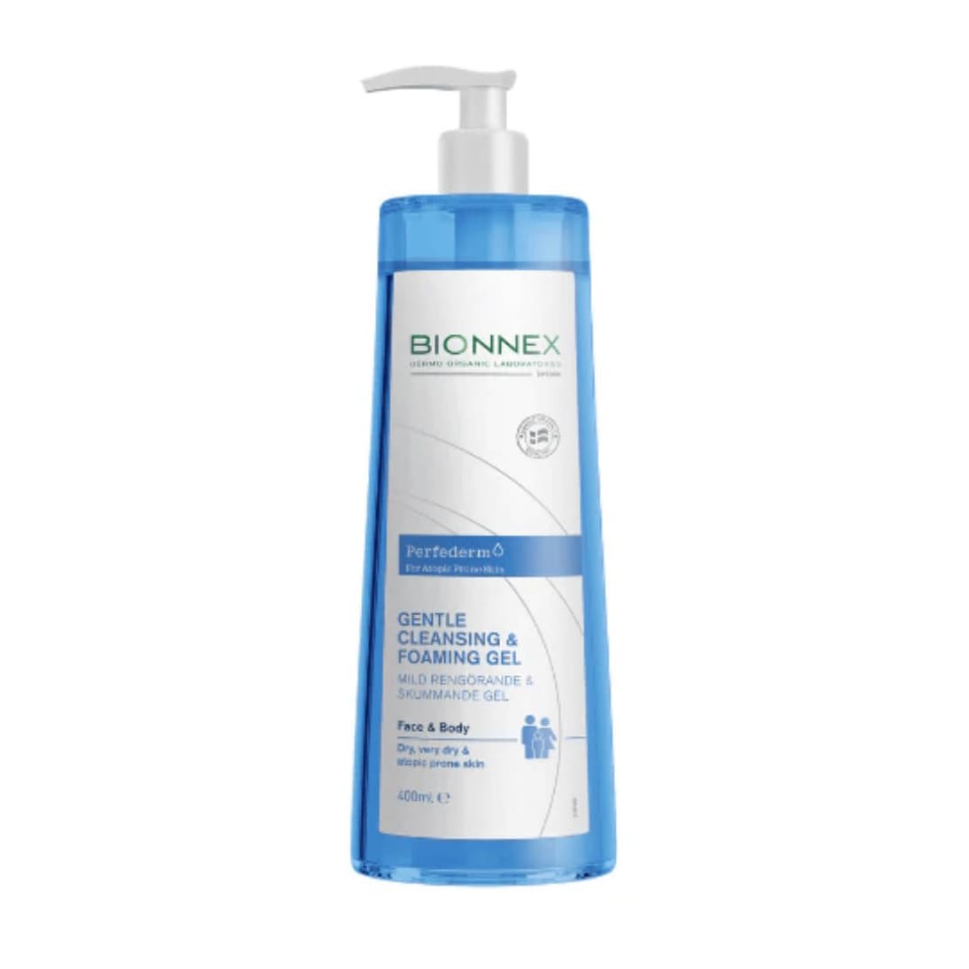 Bionnex Perfederm Gentle Cleansing Foaming Gel - 400ml - Bloom Pharmacy