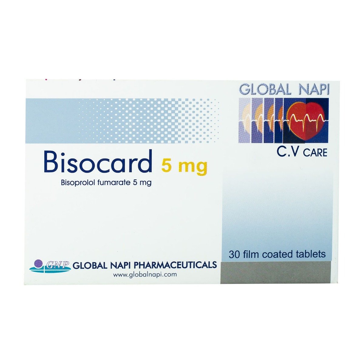 Bisocard 5 mg - 30 Tablets - Bloom Pharmacy