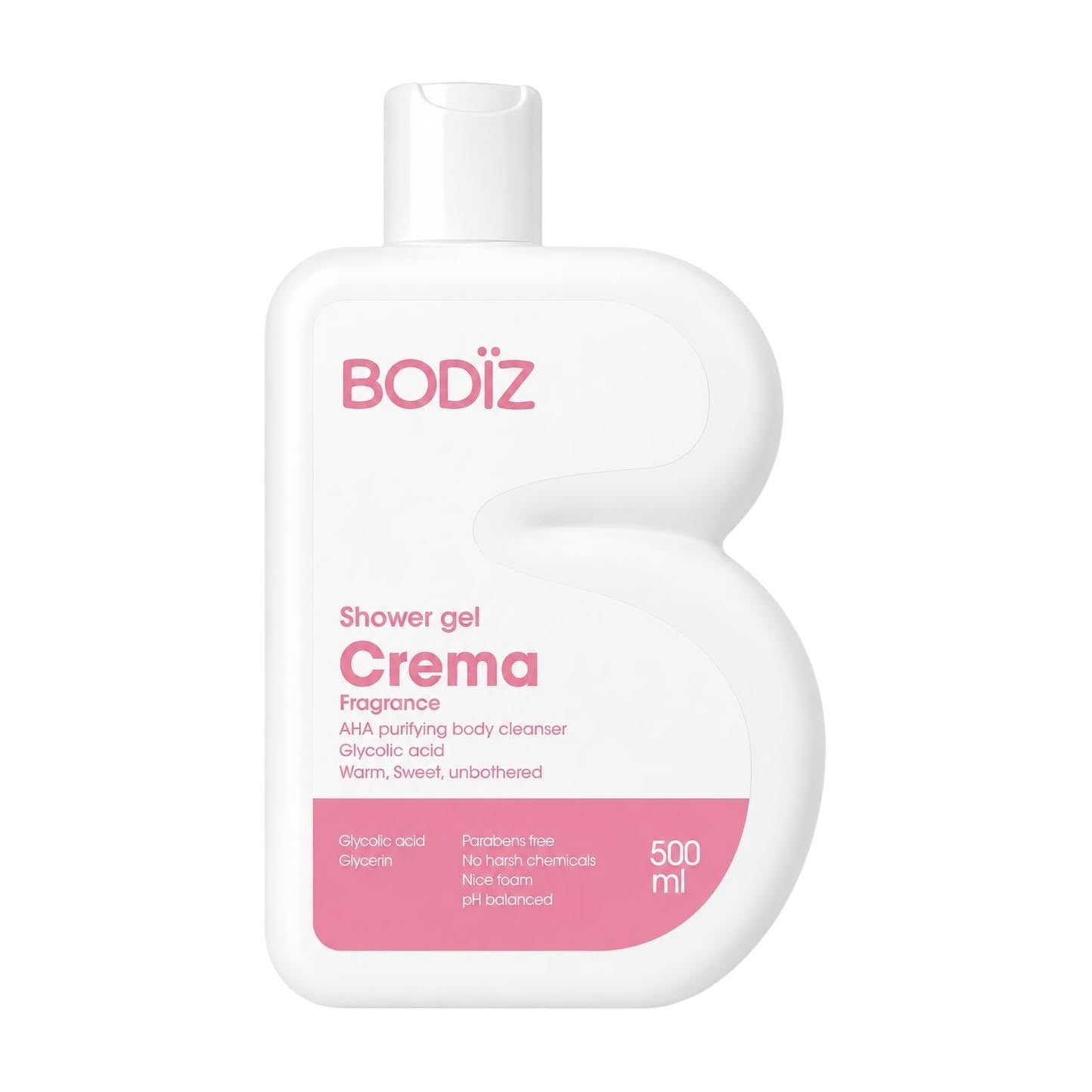 Bodiz Crema Shower Gel - 500ml - Bloom Pharmacy