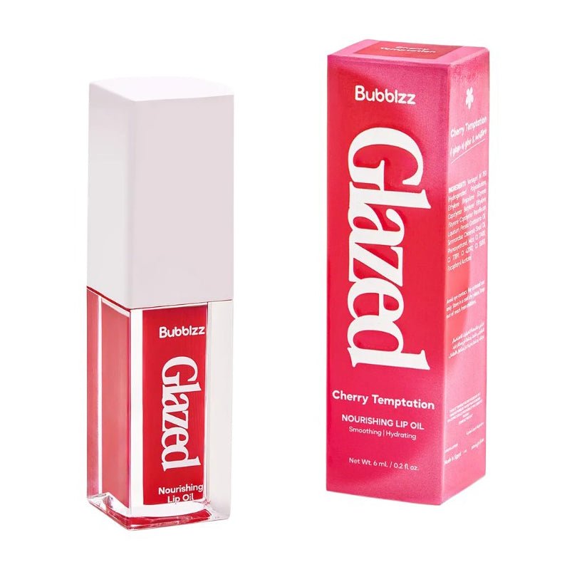 Bubblzz Glazed Cherry Temptation Lip Oil - 6ml - Bloom Pharmacy