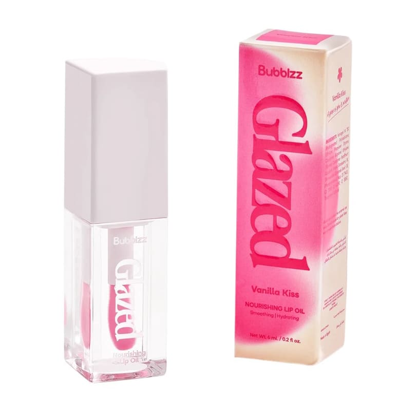 Bubblzz Glazed Vanilla Kiss Lip Oil - 6ml - Bloom Pharmacy