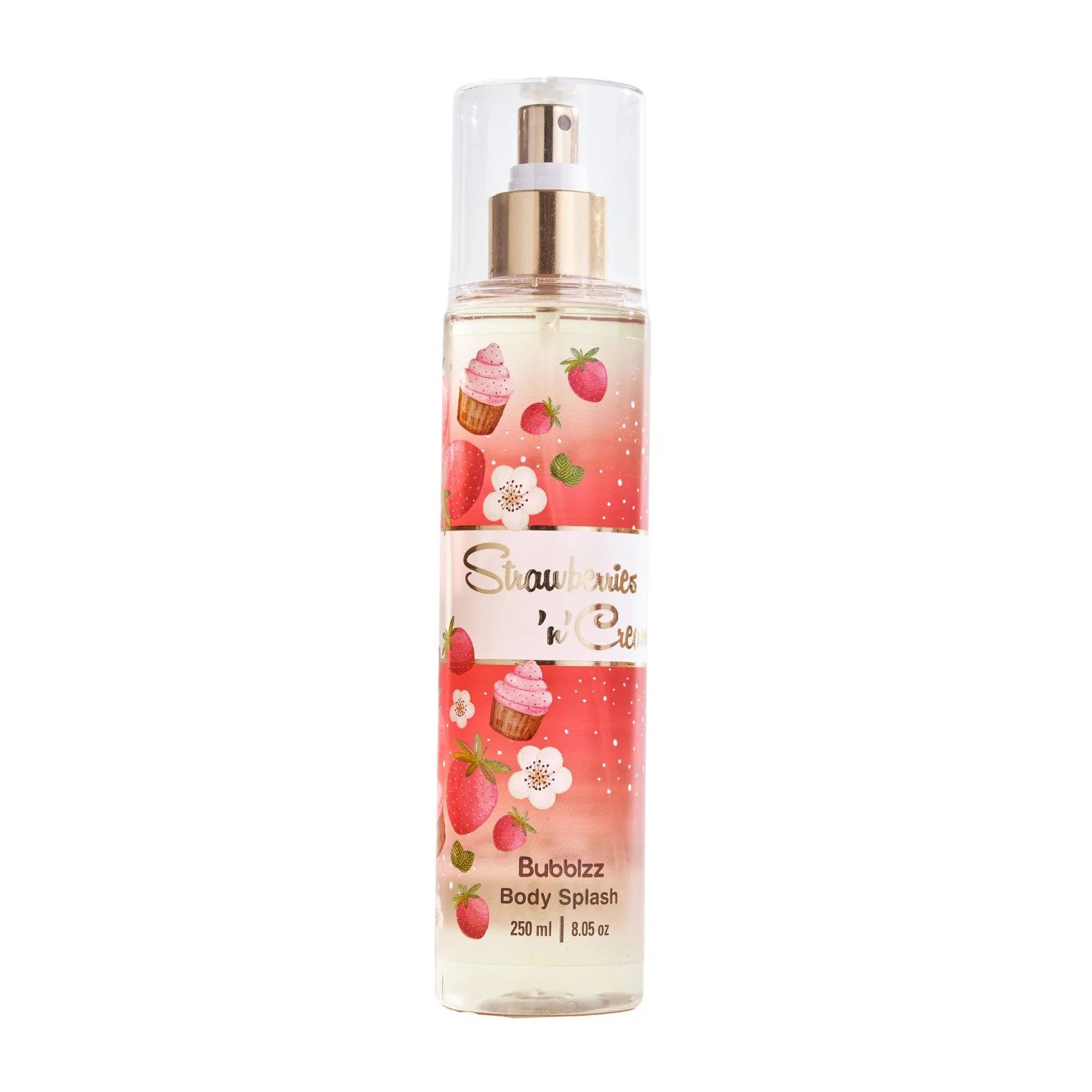 Bubblzz Strawberries N Cream Body Splash - 250ml - Bloom Pharmacy