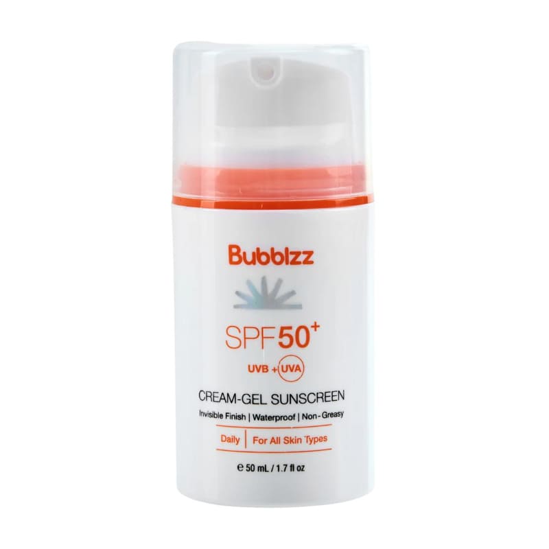 Bubblzz Sunscreen SPF 50+ Cream Gel - 50ml - Bloom Pharmacy