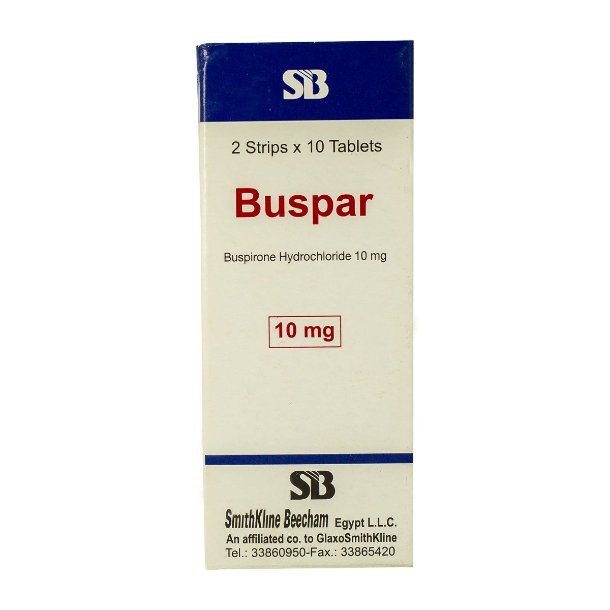 Buspar 10 mg - 20 Tablets - Bloom Pharmacy