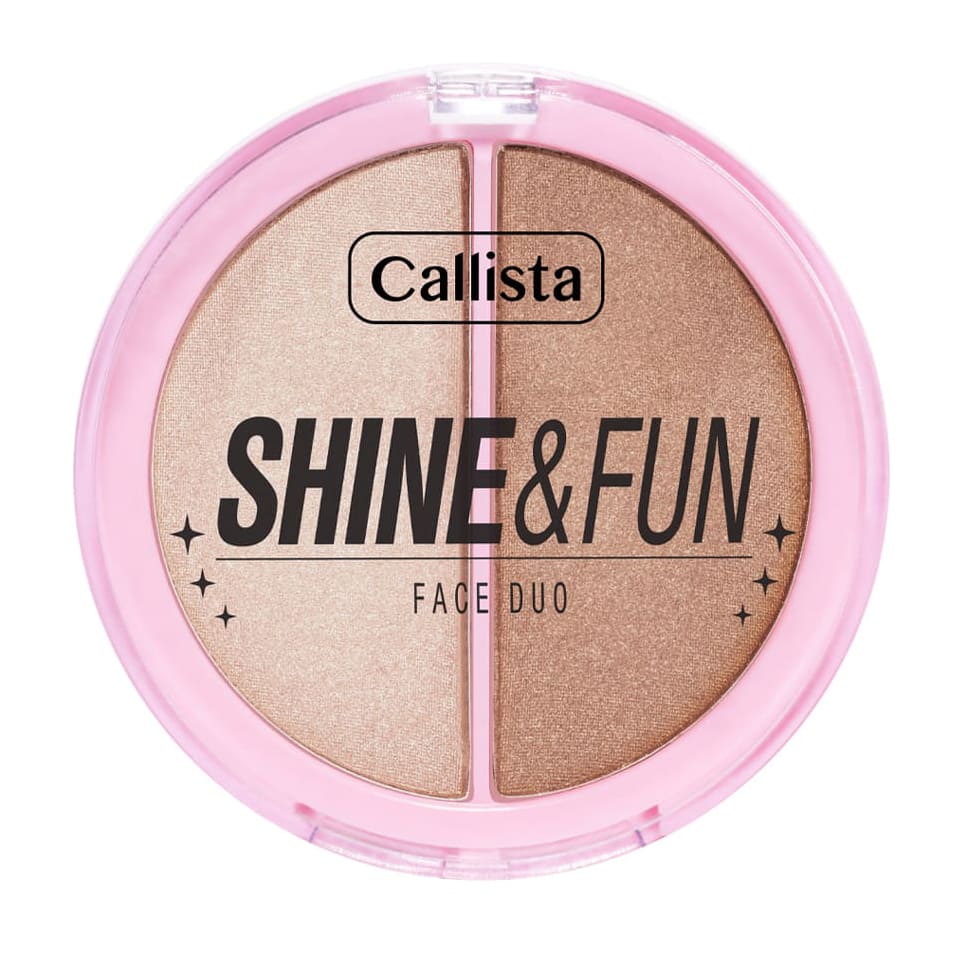 Callista Shine & Fun Face Duo Blush & Highlighter - 100 Sparkle Crew - Bloom Pharmacy