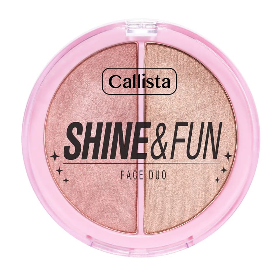 Callista Shine & Fun Face Duo Blush & Highlighter – 130 Shine Squad - Bloom Pharmacy