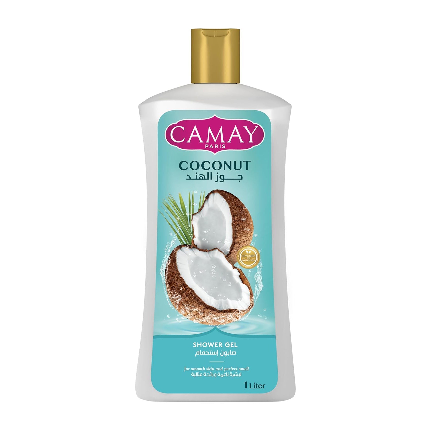 Camay Coconut Shower Gel - 1 Litter - Bloom Pharmacy