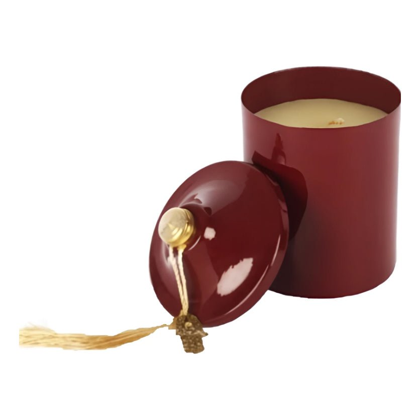 Candle Connection Cinnamon Spice Burgundy Scented Pyramid Cup Scented Candle - Bloom Pharmacy