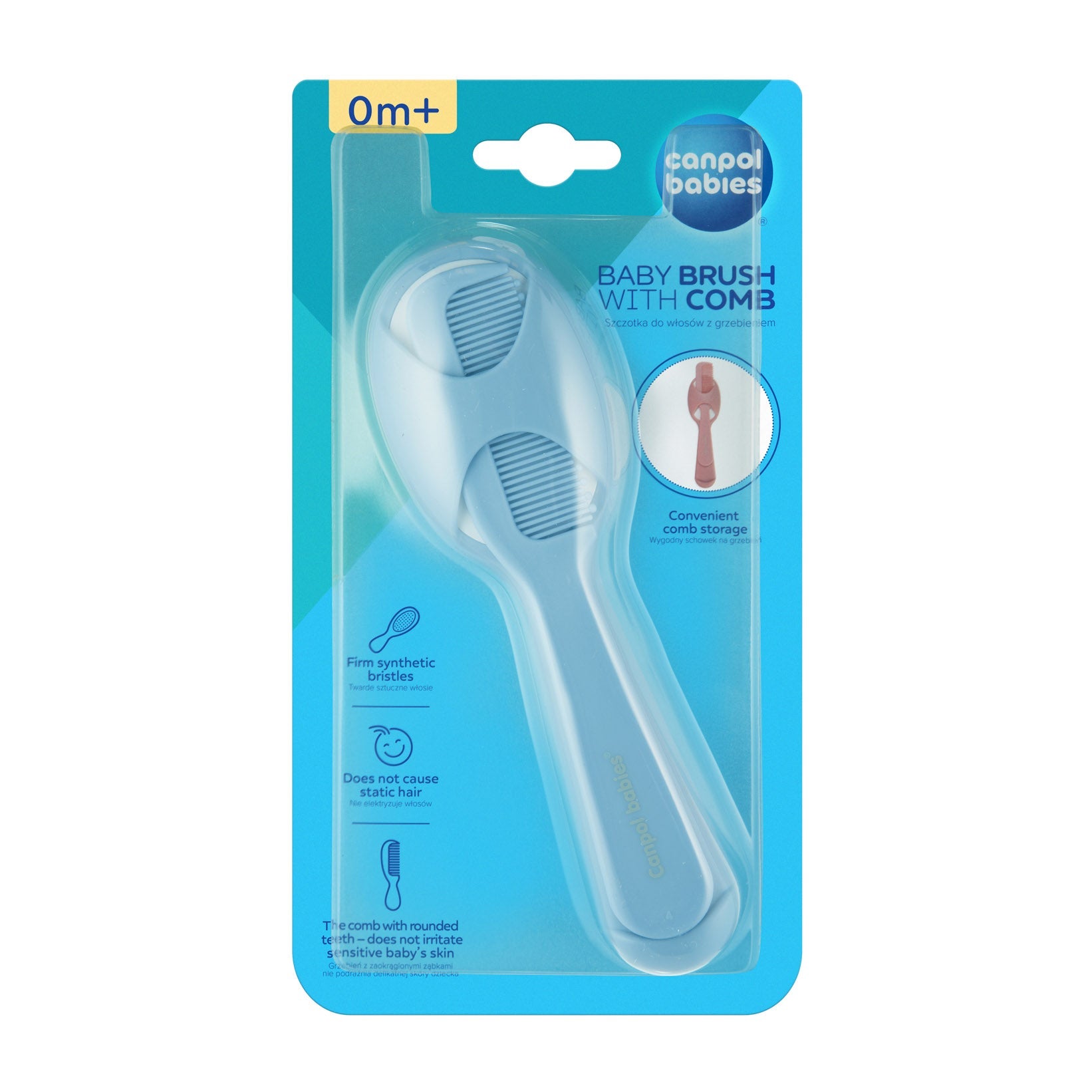 Canpol Babies Baby Brush With Comb (0m+) - 2Pcs - Bloom Pharmacy