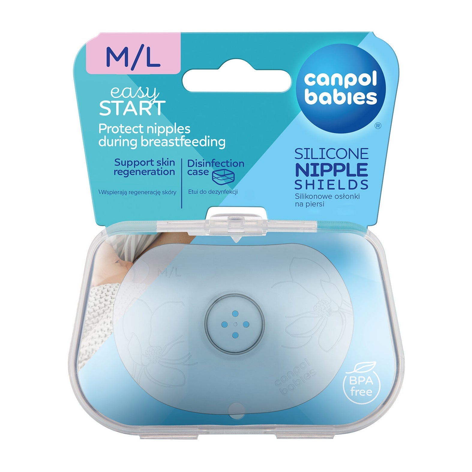 Canpol Babies Easystart Silicone Nipple Protectors - 2 Pcs - Bloom Pharmacy