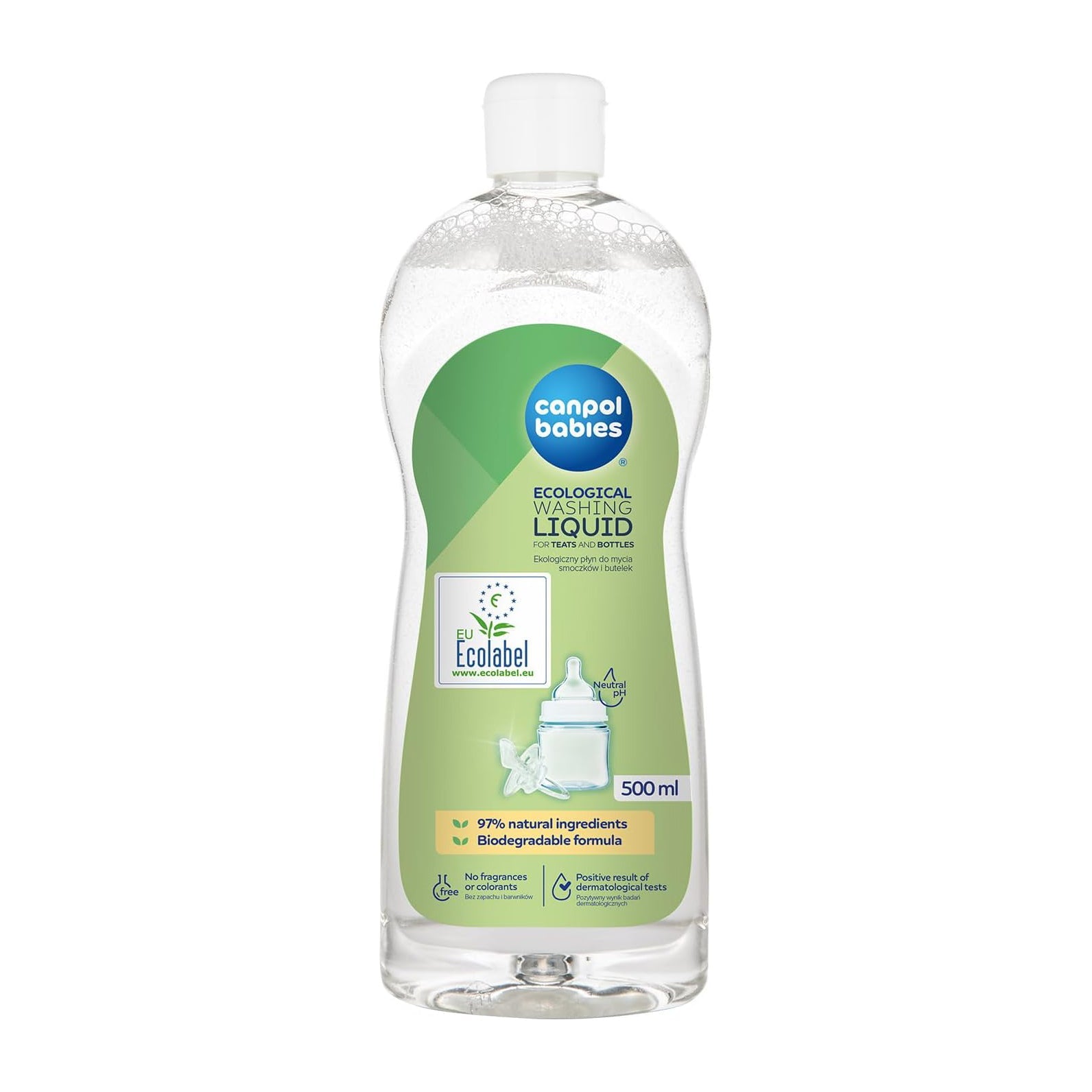 Canpol Babies Ecological Washing Liquid For Teats and Bottles - 500ml - Bloom Pharmacy