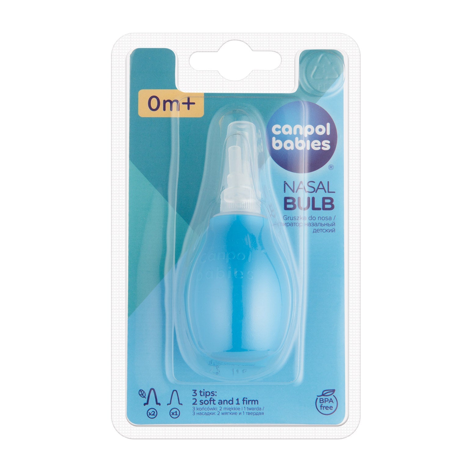 Canpol Babies Nasal Bulb with Soft And Firm Tip (0m+) - Bloom Pharmacy
