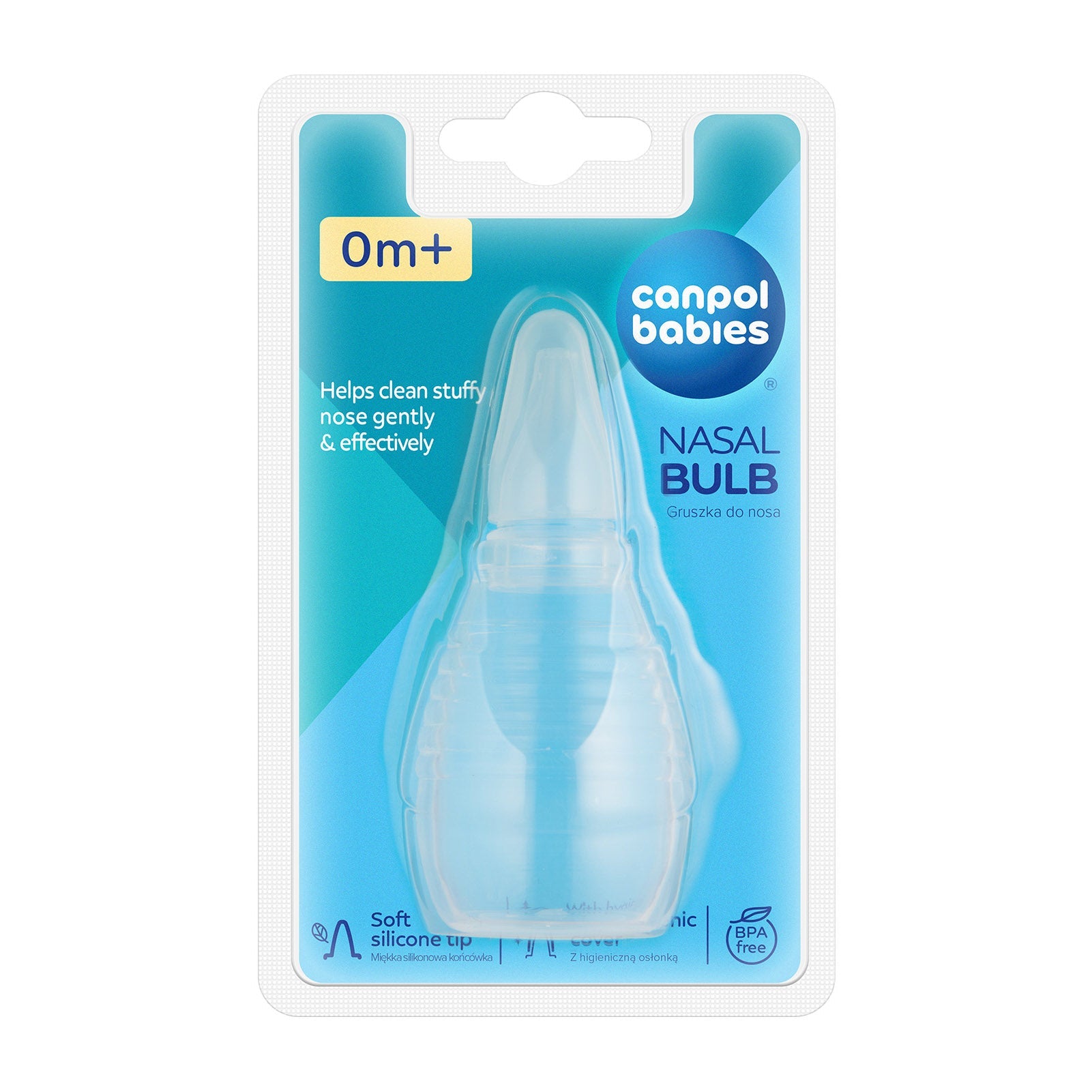 Canpol Babies Silicon Nasal Bulb with Soft Tip (0m+) - Bloom Pharmacy