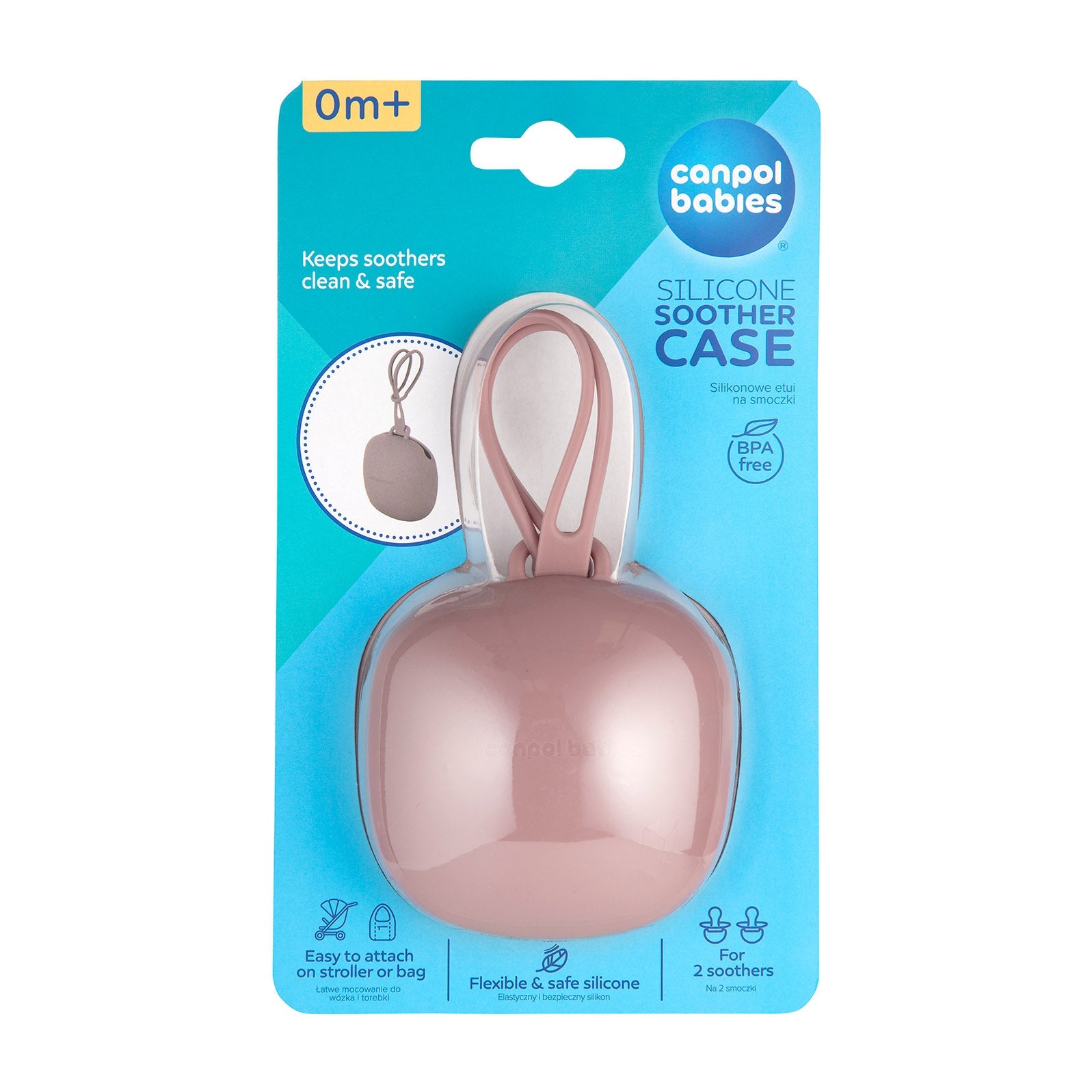 Canpol Babies Silicone Soother Case (0m+) - Bloom Pharmacy