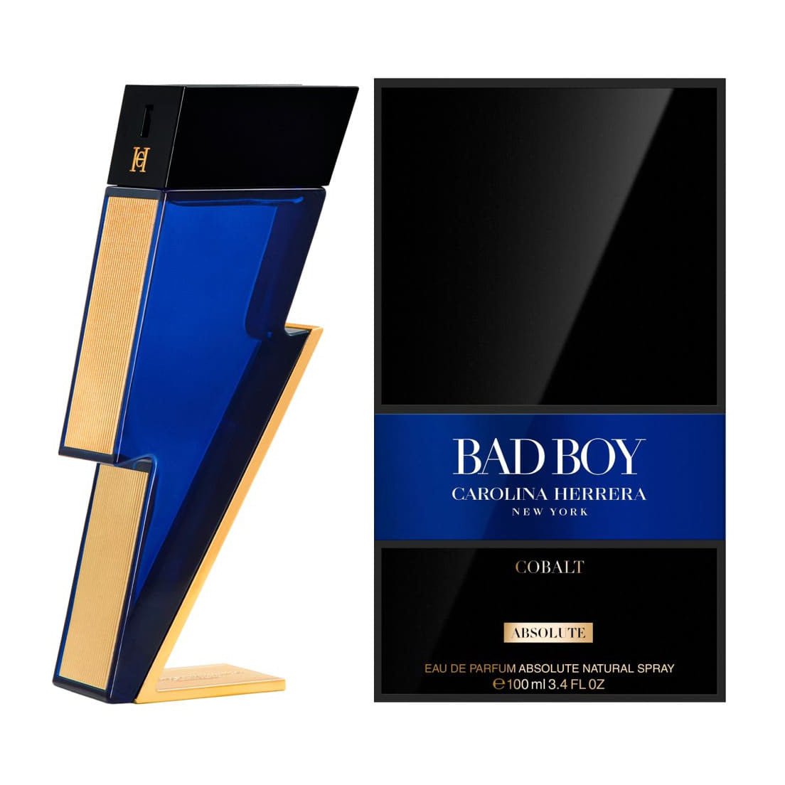 Carolina Herrera Bad Boy Cobalt Absolute EDP For Men - 100ml - Bloom Pharmacy