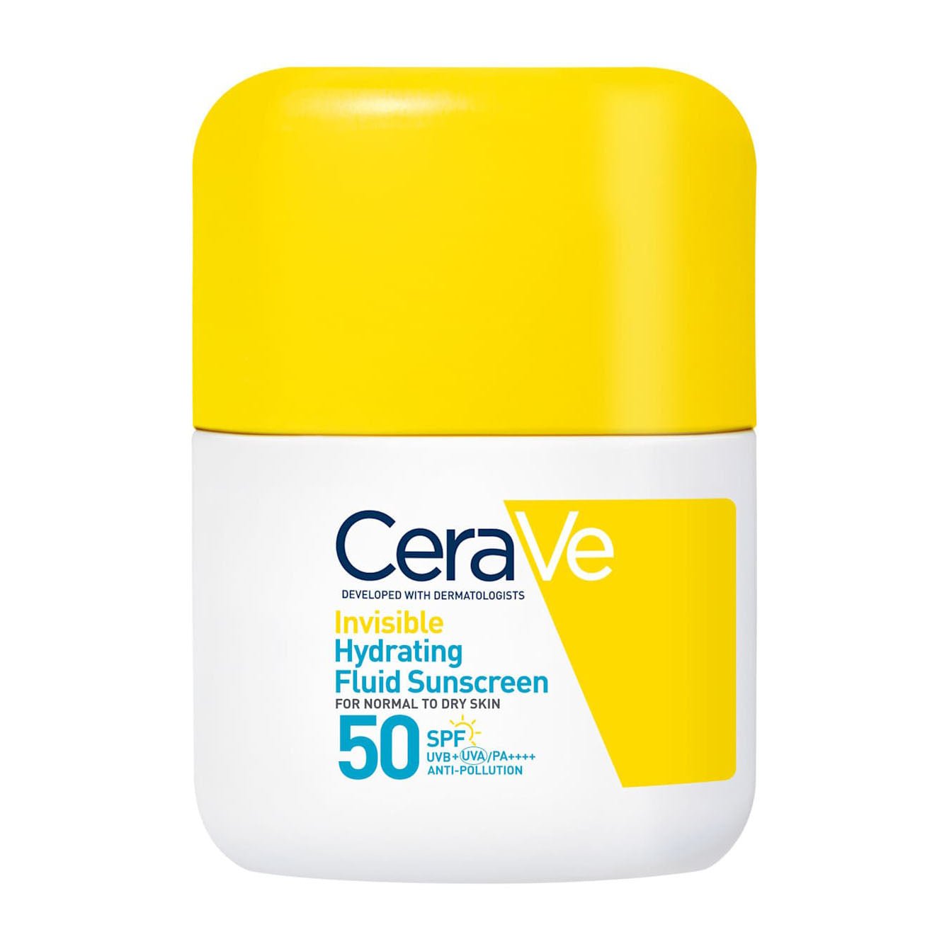 Cerave Invisible Hydrating Fluid SPF 50+ Sunscreen For Normal to Dry Skin - 50ml - Bloom Pharmacy